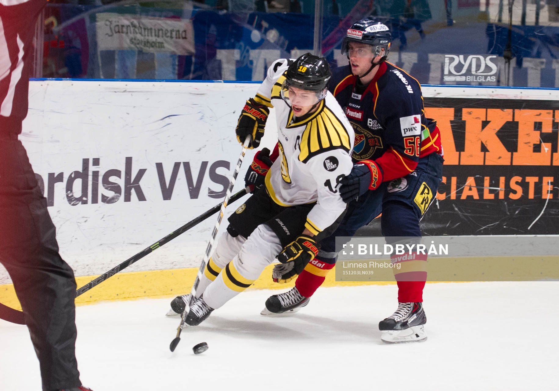 Brynäs Anton Rödin och Djurgårdens Robin Norell