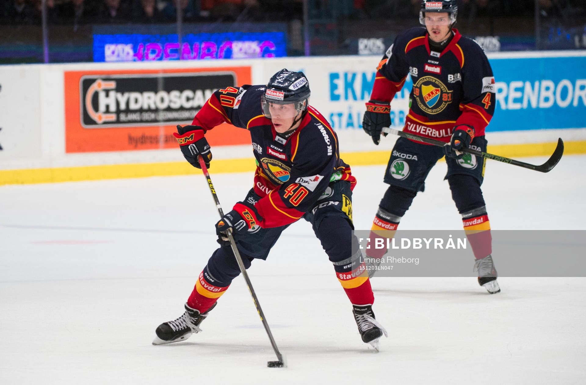Djurgårdens Tomi Sallinen och Marcus Högström