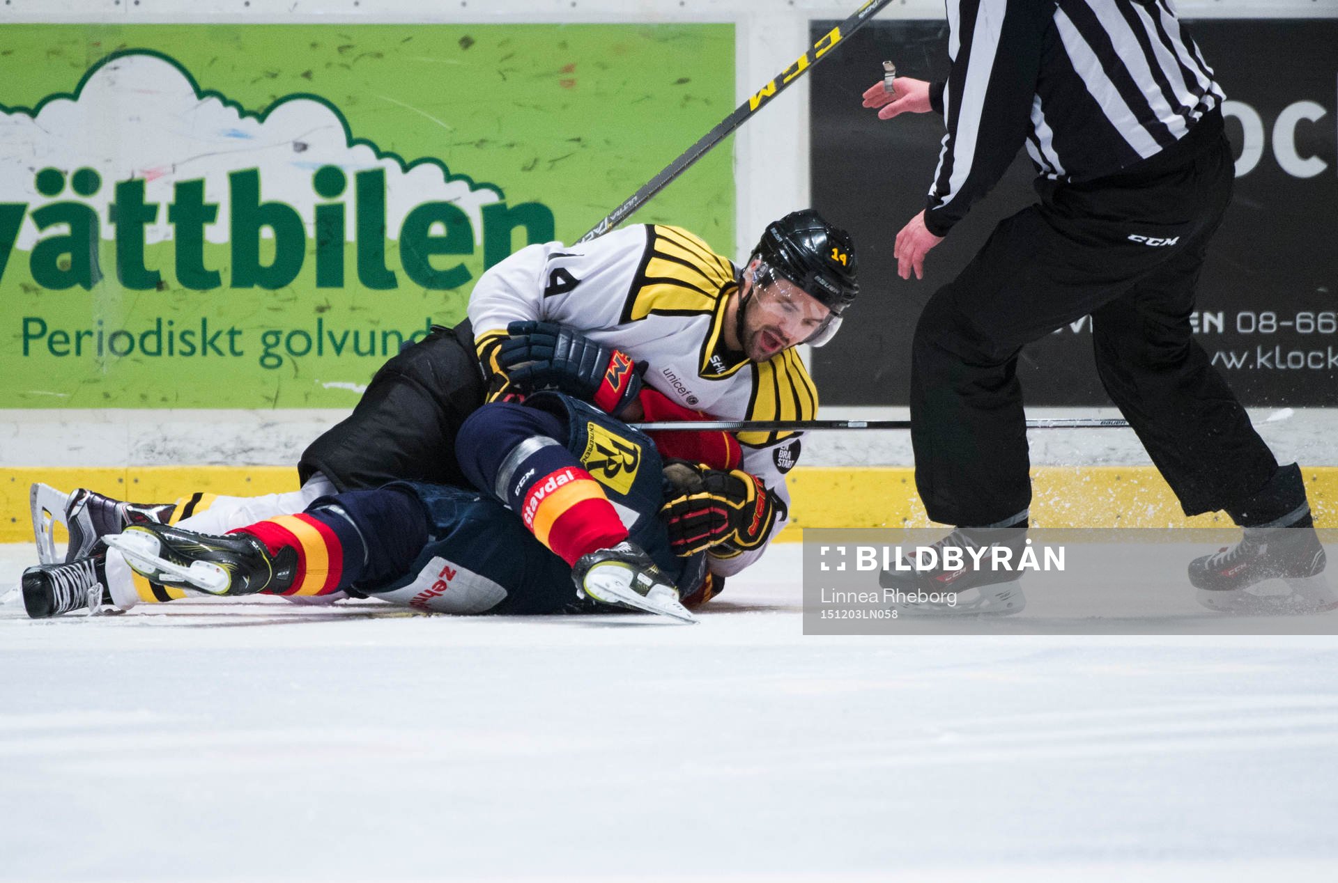 Brynäs Greg Scott och Djurgårdens Patrick Thoresen