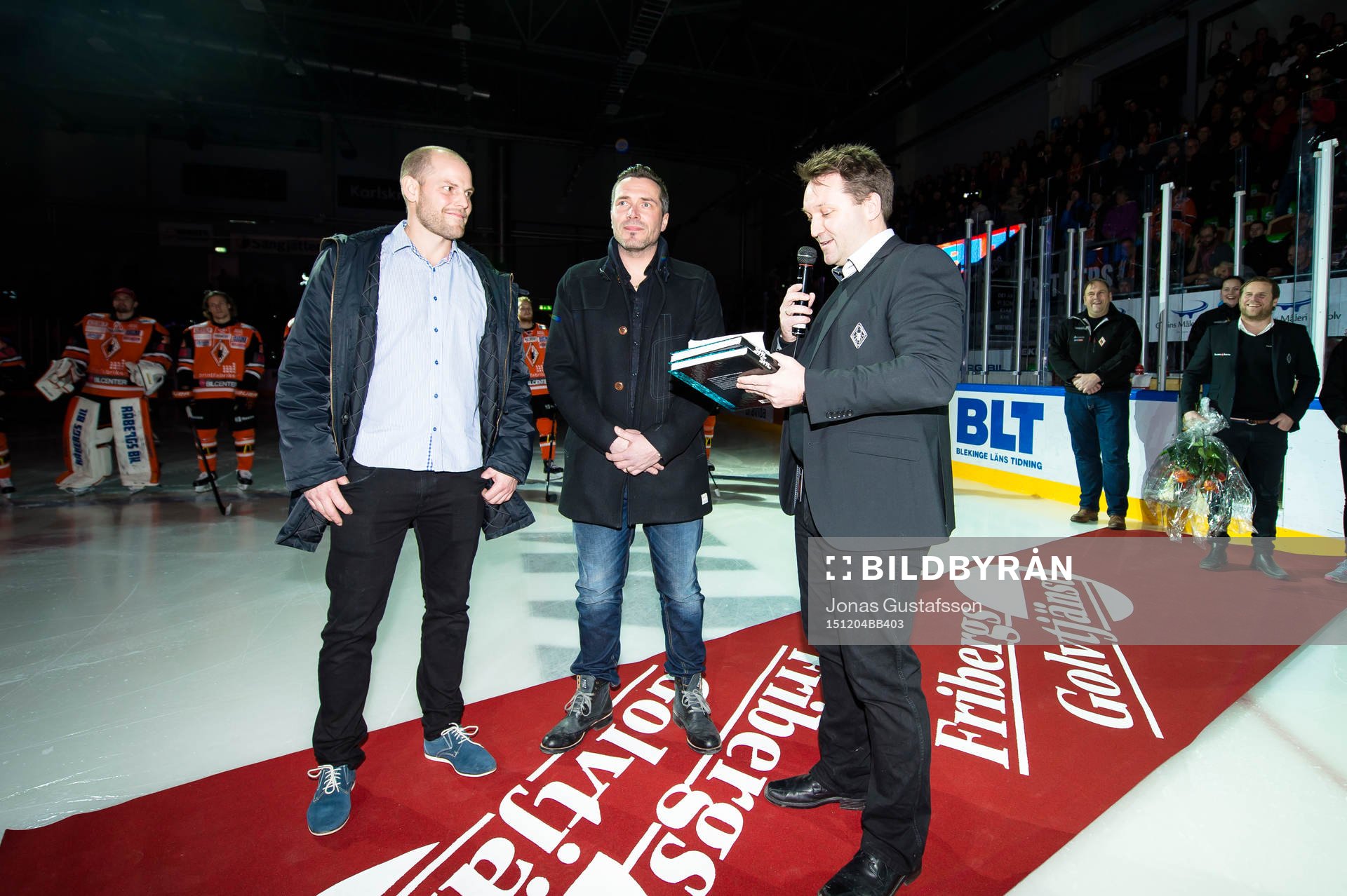 Jimmie Svensson och Timo Leinonen hyllas av Karlskronas