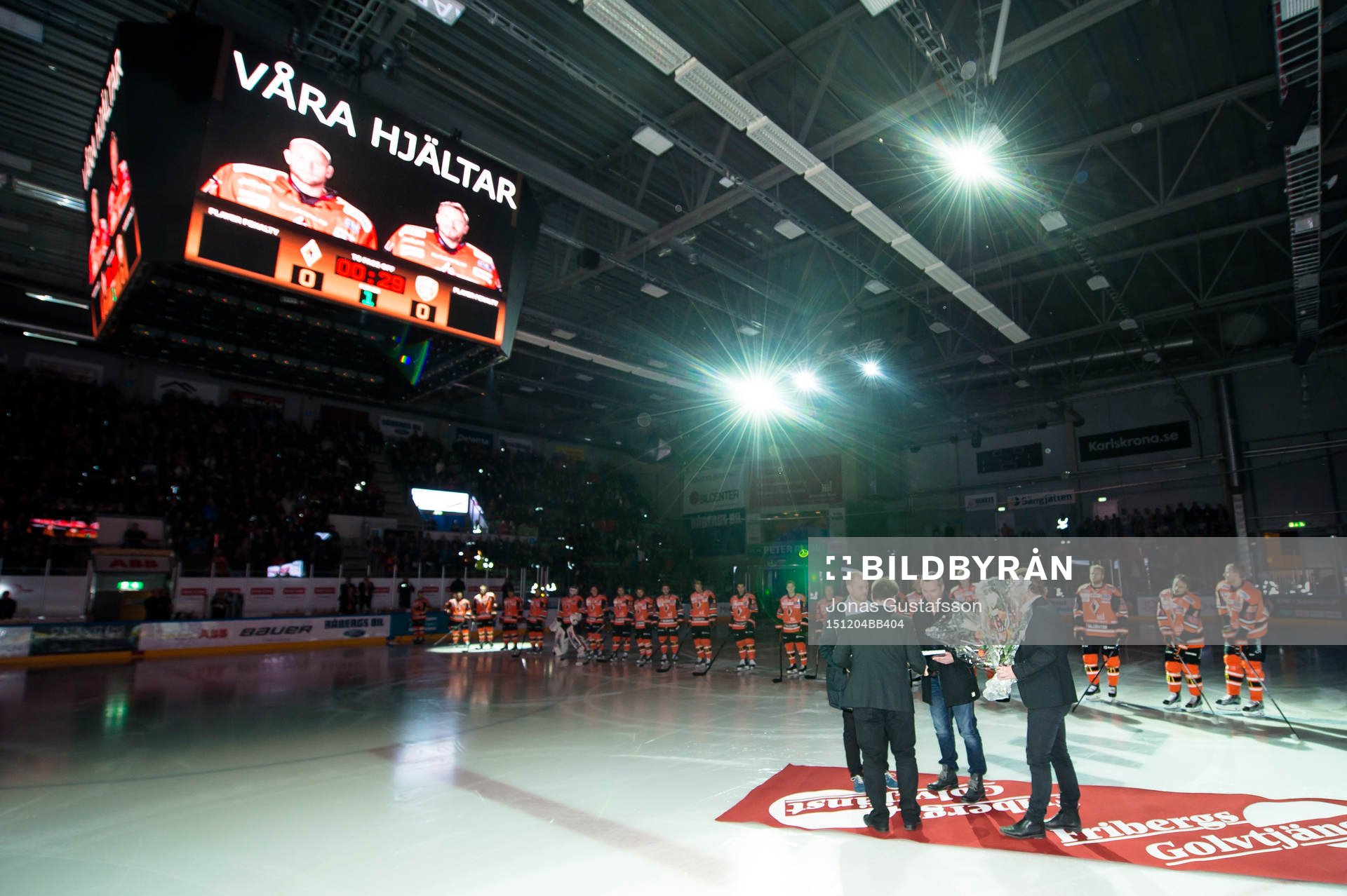 Jimmie Svensson och Timo Leinonen hyllas av Karlskronas