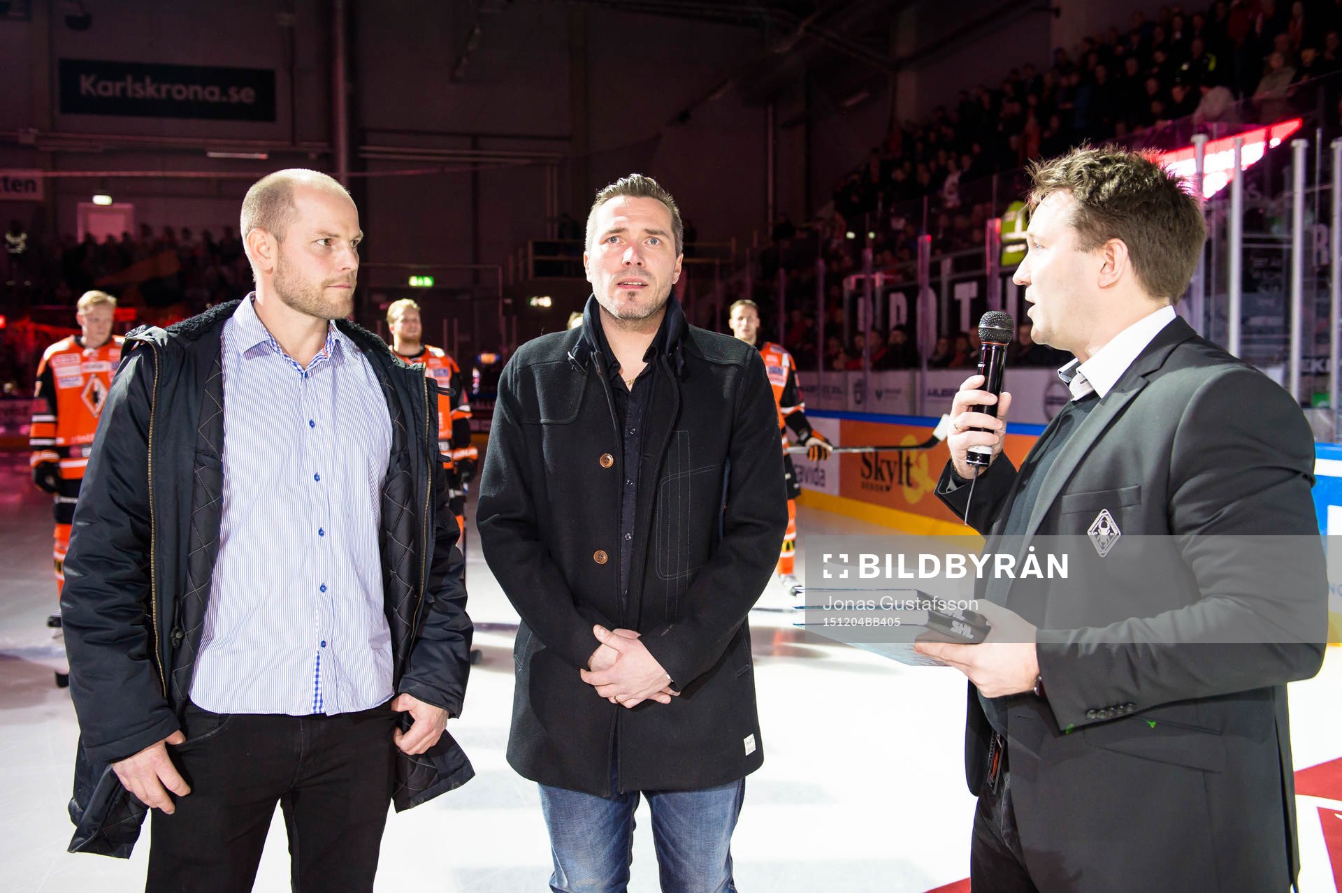 Jimmie Svensson och Timo Leinonen hyllas av Karlskronas