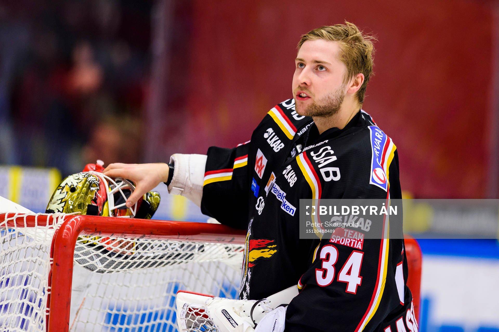 Luleås målvakt Joel Lassinantti