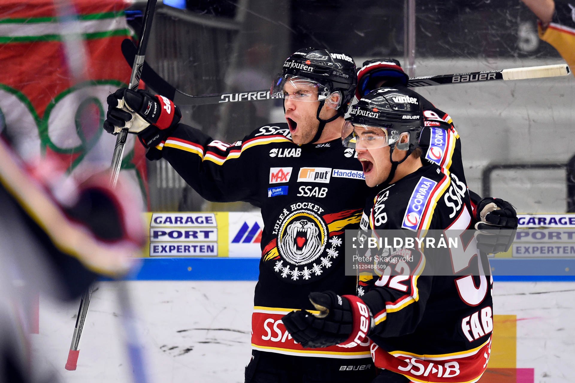 Luleås Jacob Lagace jublar