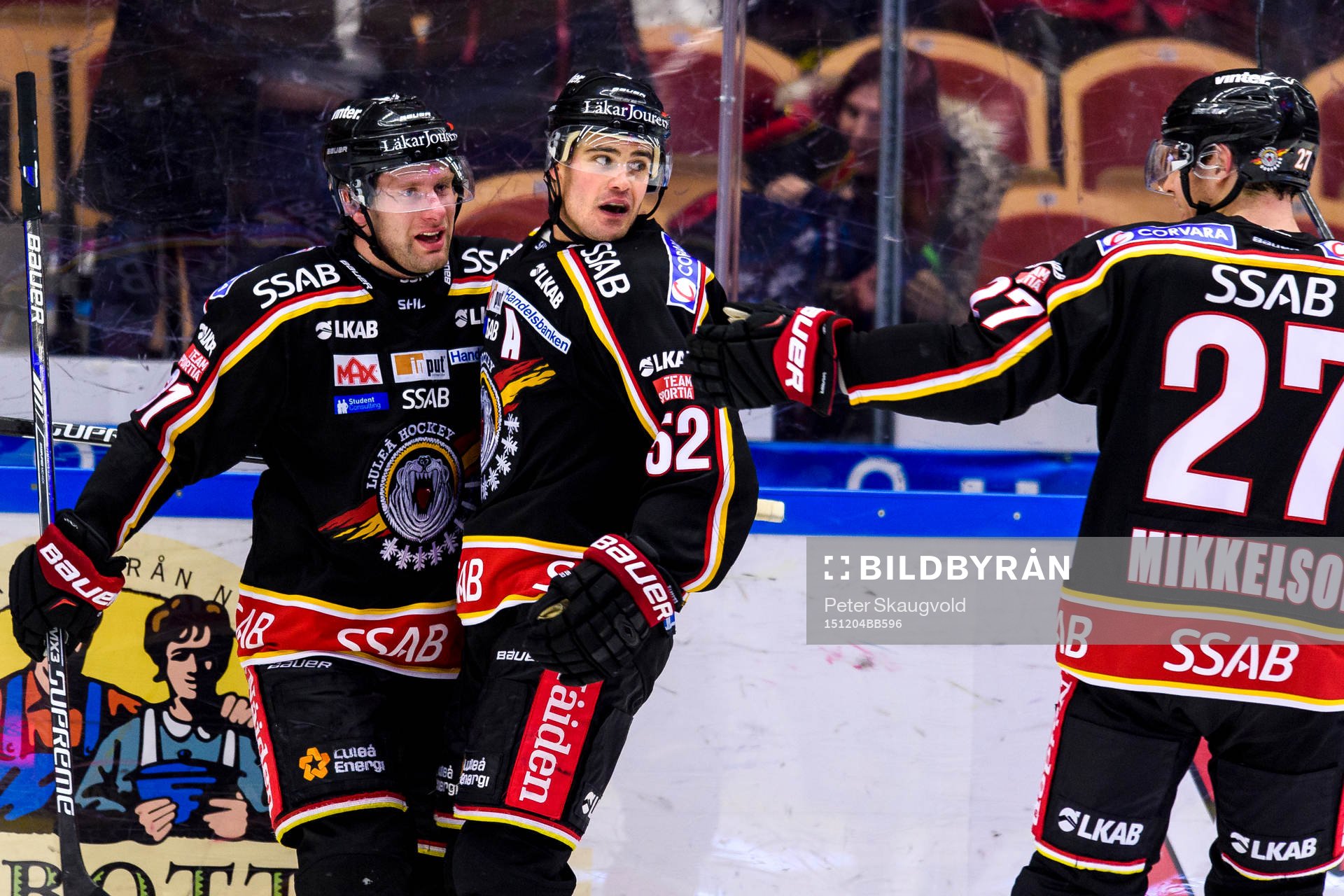 Luleås Jonathan Granström(v) och Karl Fabricius(m) jublar