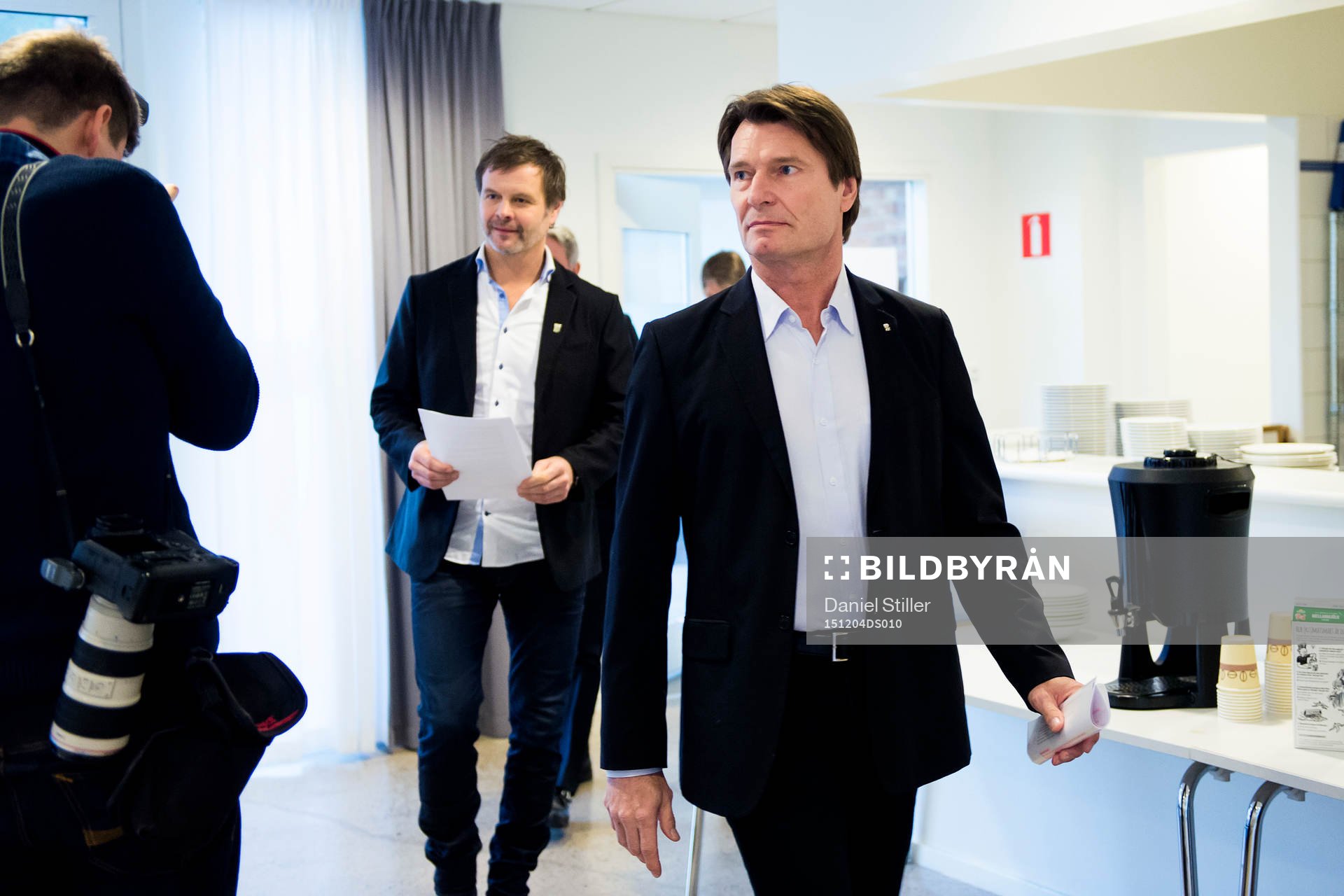 Ordförande Karl Jartun samt avgående klubbdirektör