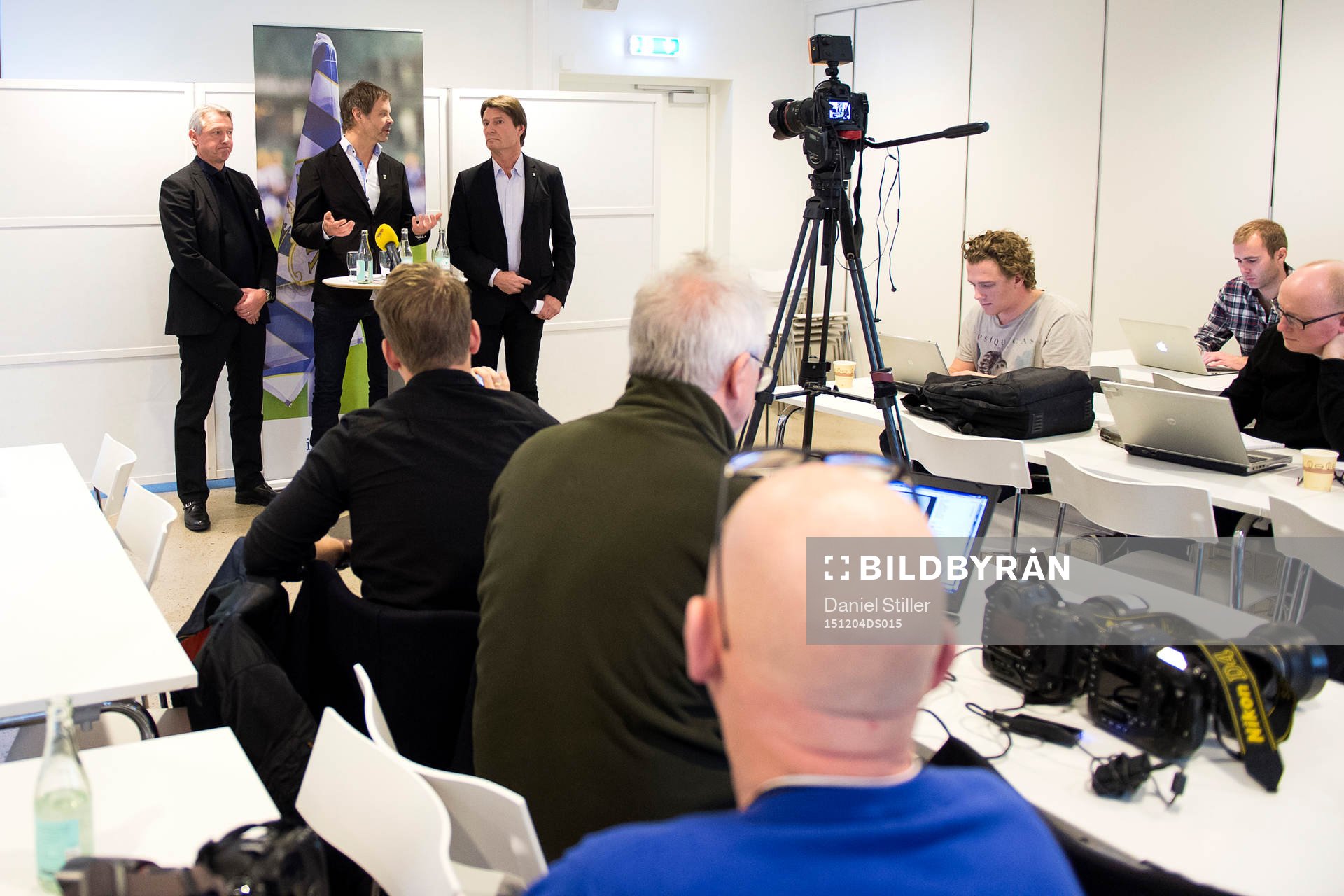 Ordförande Karl Jartun samt avgående klubbdirektör