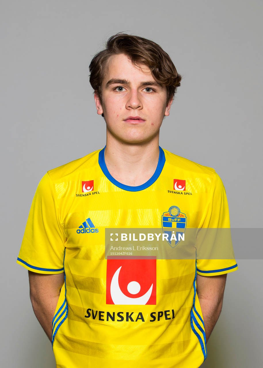 Erik Gunnarsson i P16/99-landslaget