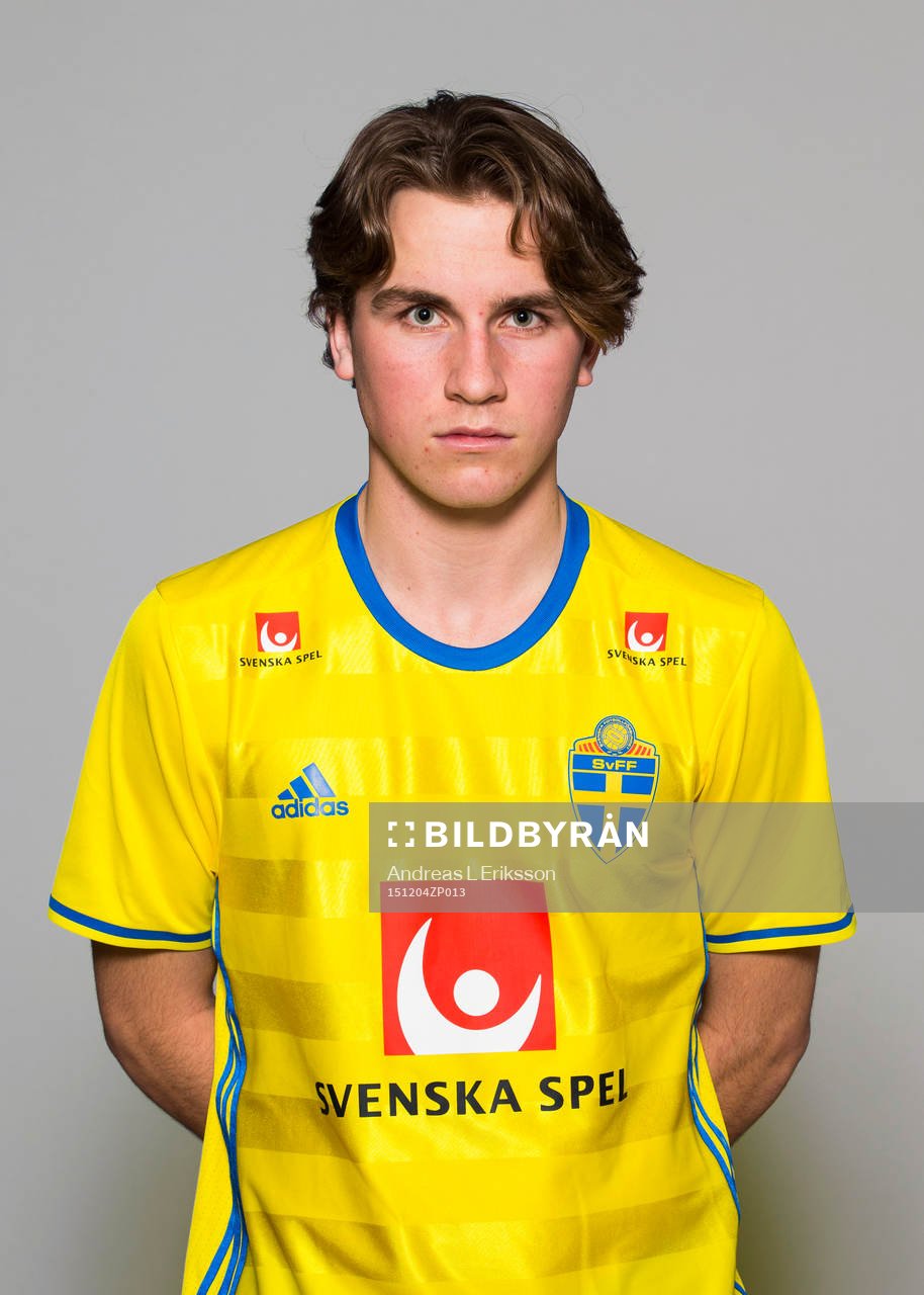 Axel Gunnarsson i P16/99-landslaget