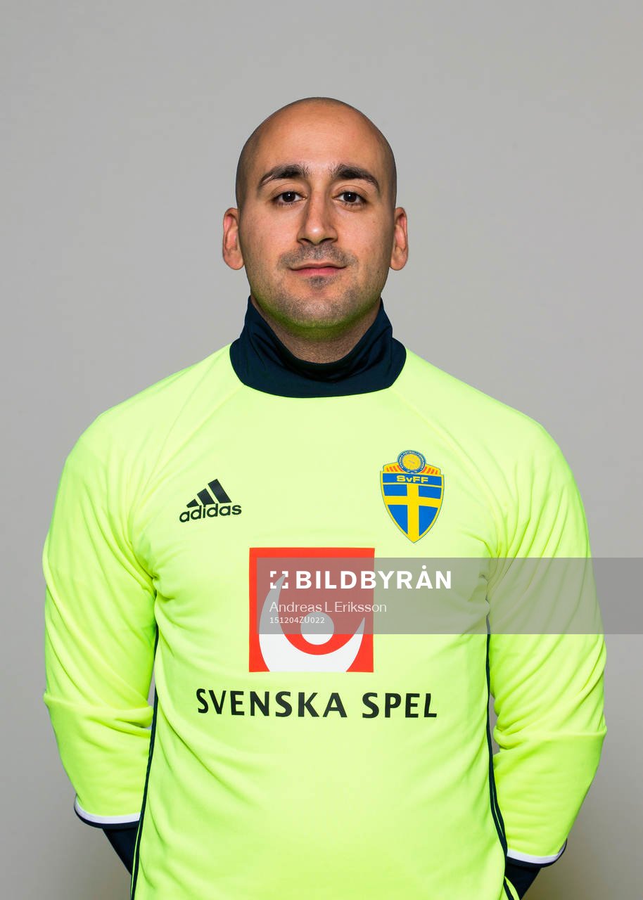 Tränare Rebin Mardan i P16/99-landslaget