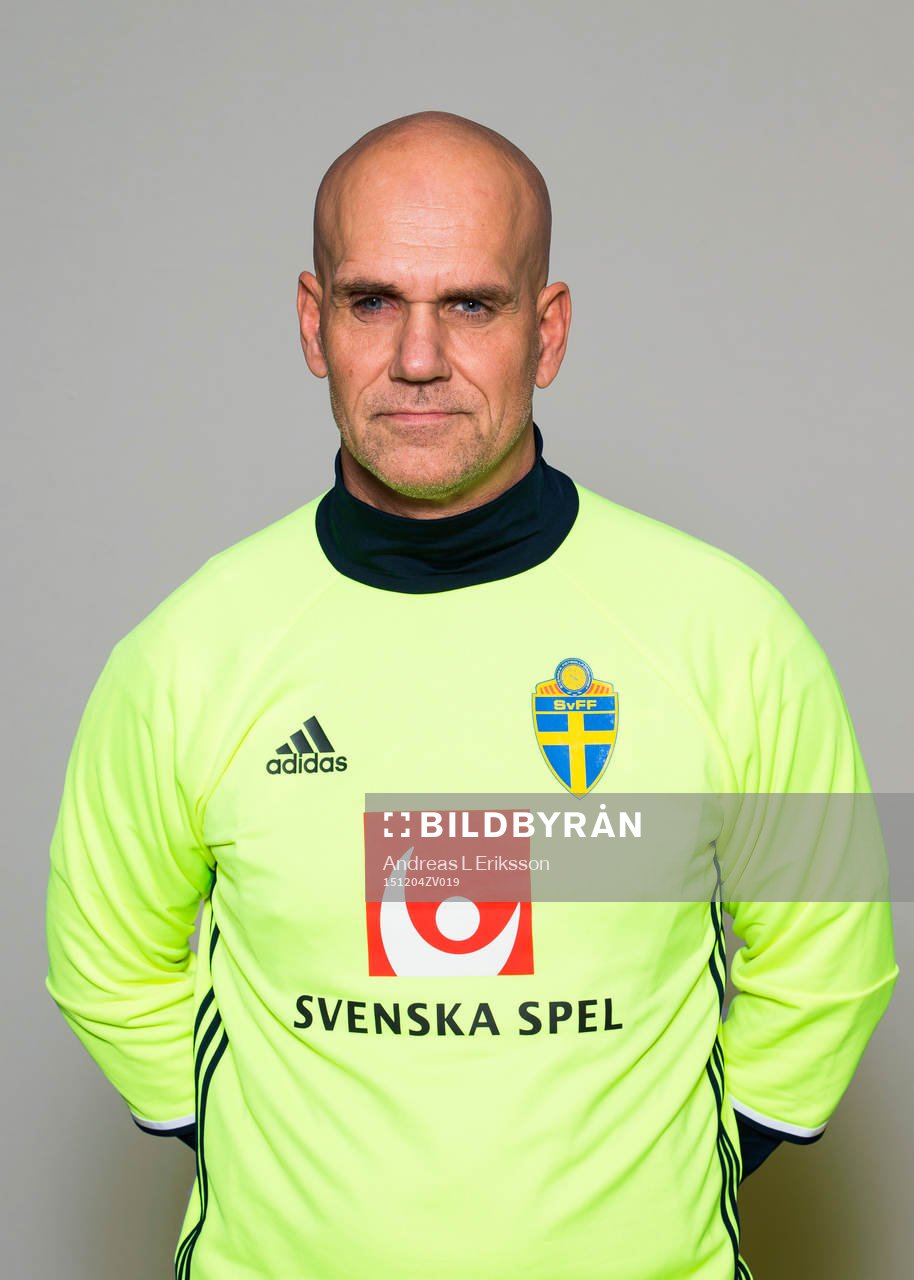 Målvaktstränare Peter Reiman i P16/99-landslaget