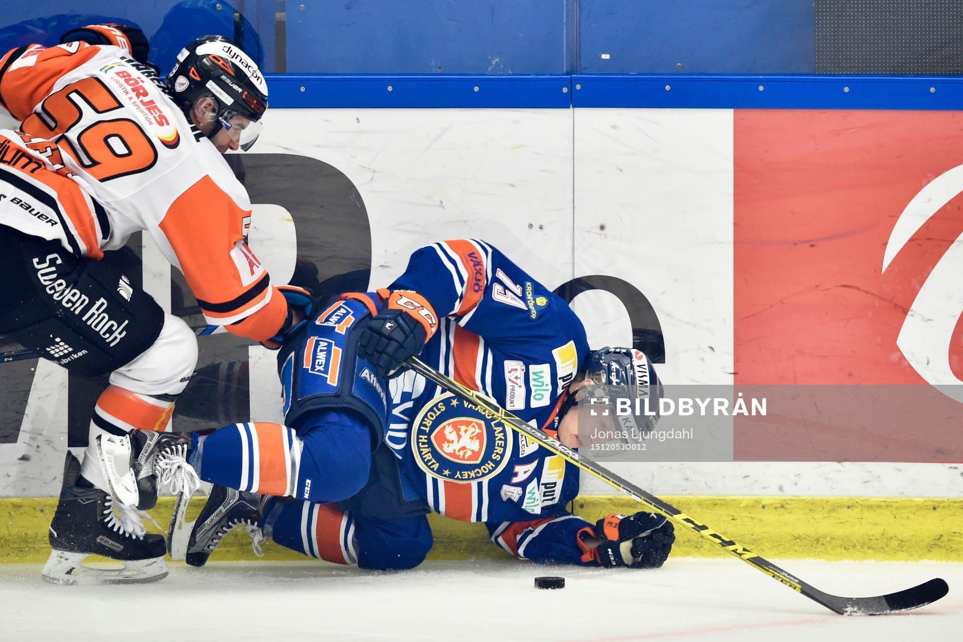 Karlskronas Julien Brouillette och Växjös Tuomas Kiiskinen