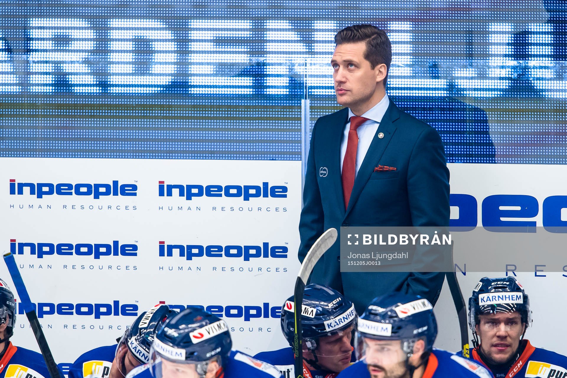 Växjös tränare Sam Hallam