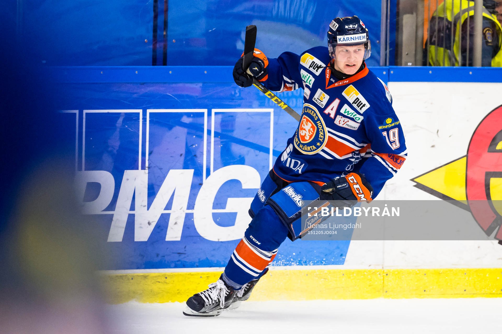 Växjös Tuomas Kiiskinen jublar