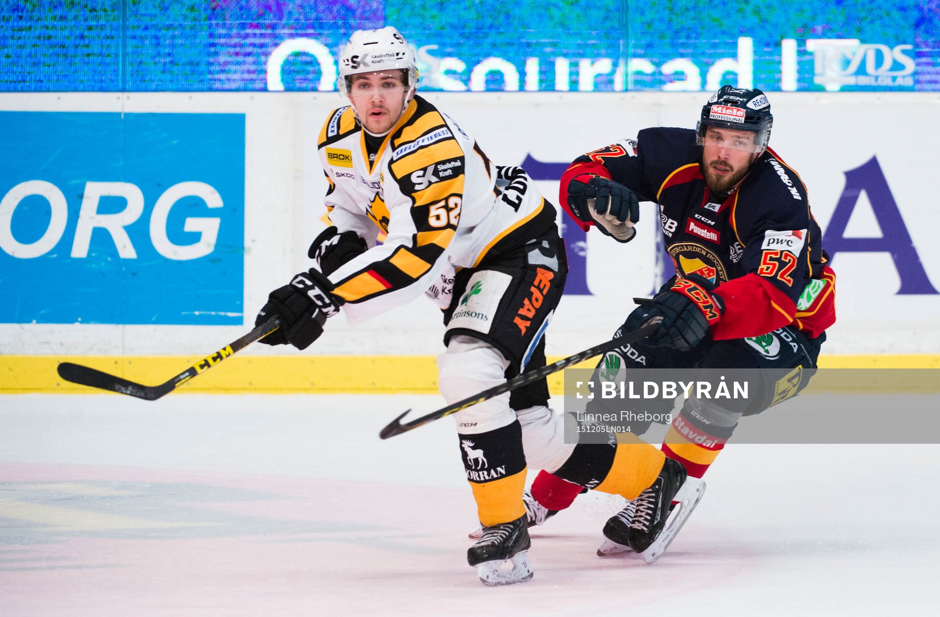 Skellefteås Arvid Lundberg och Djurgårdens Mikael Ahlén