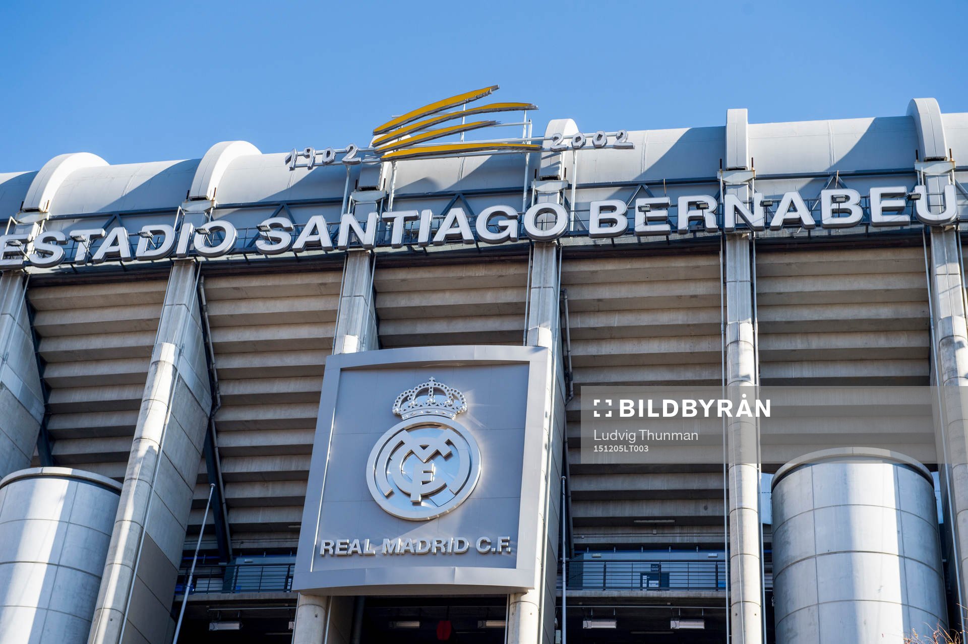 Exteriör över Santiago Bernabeu