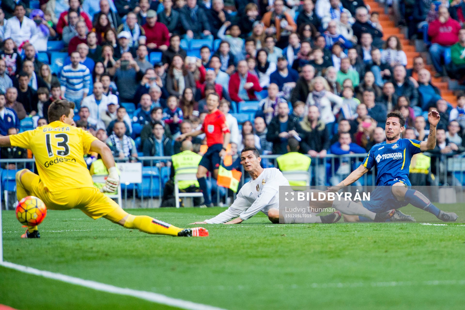 Real Madrids Cristiano Ronaldo gör 4-0 bakom Getafes
