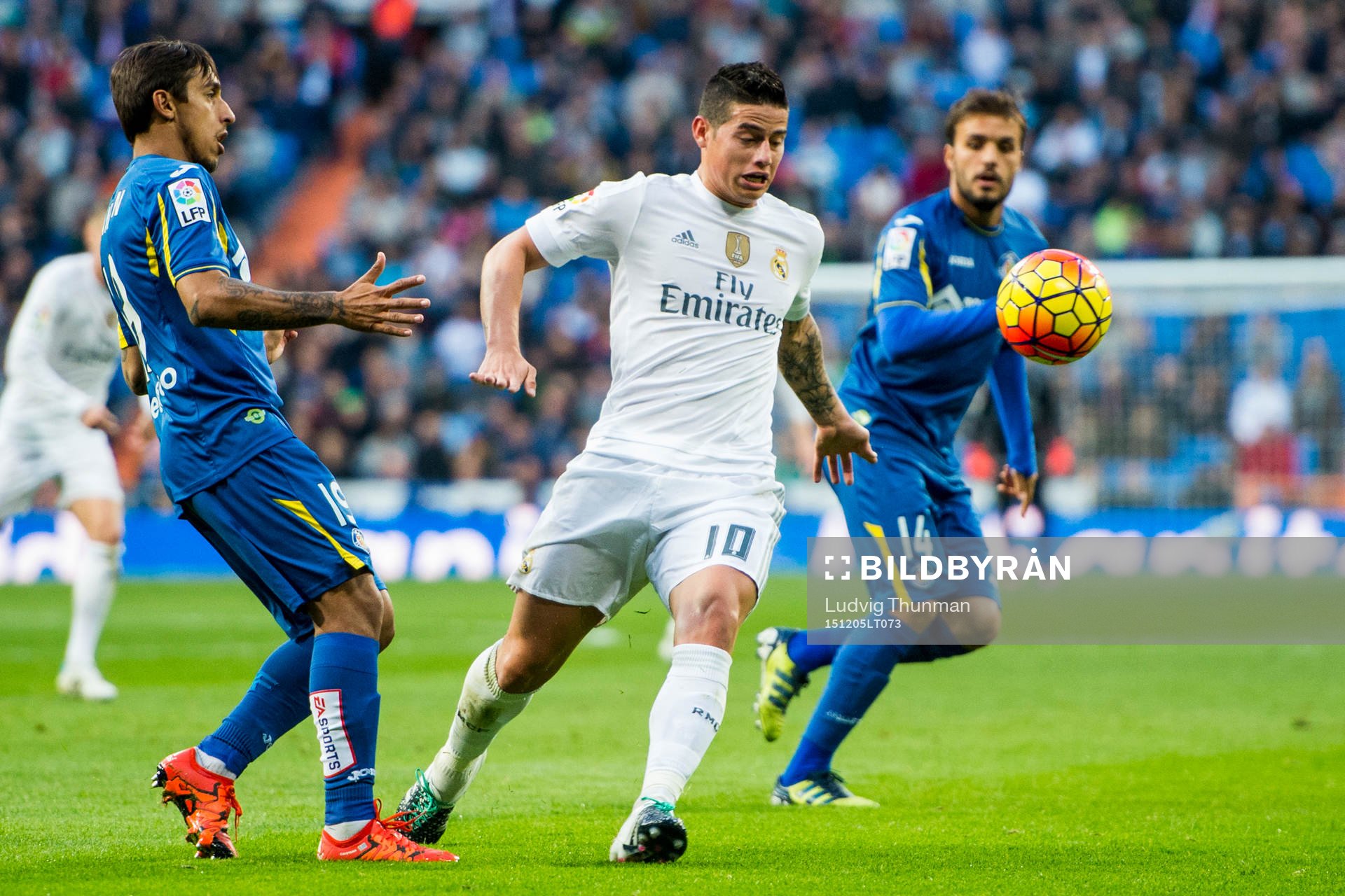 Getafes Damián Suárez och Pedro León bevakar Real