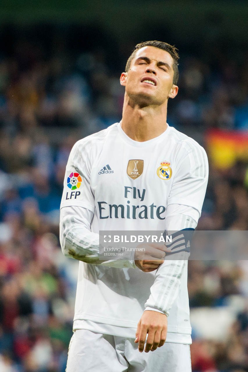 Real Madrids Cristiano Ronaldo deppar