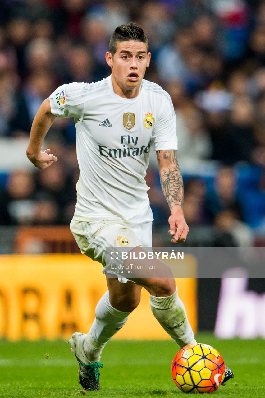 Real Madrids James Rodríguez