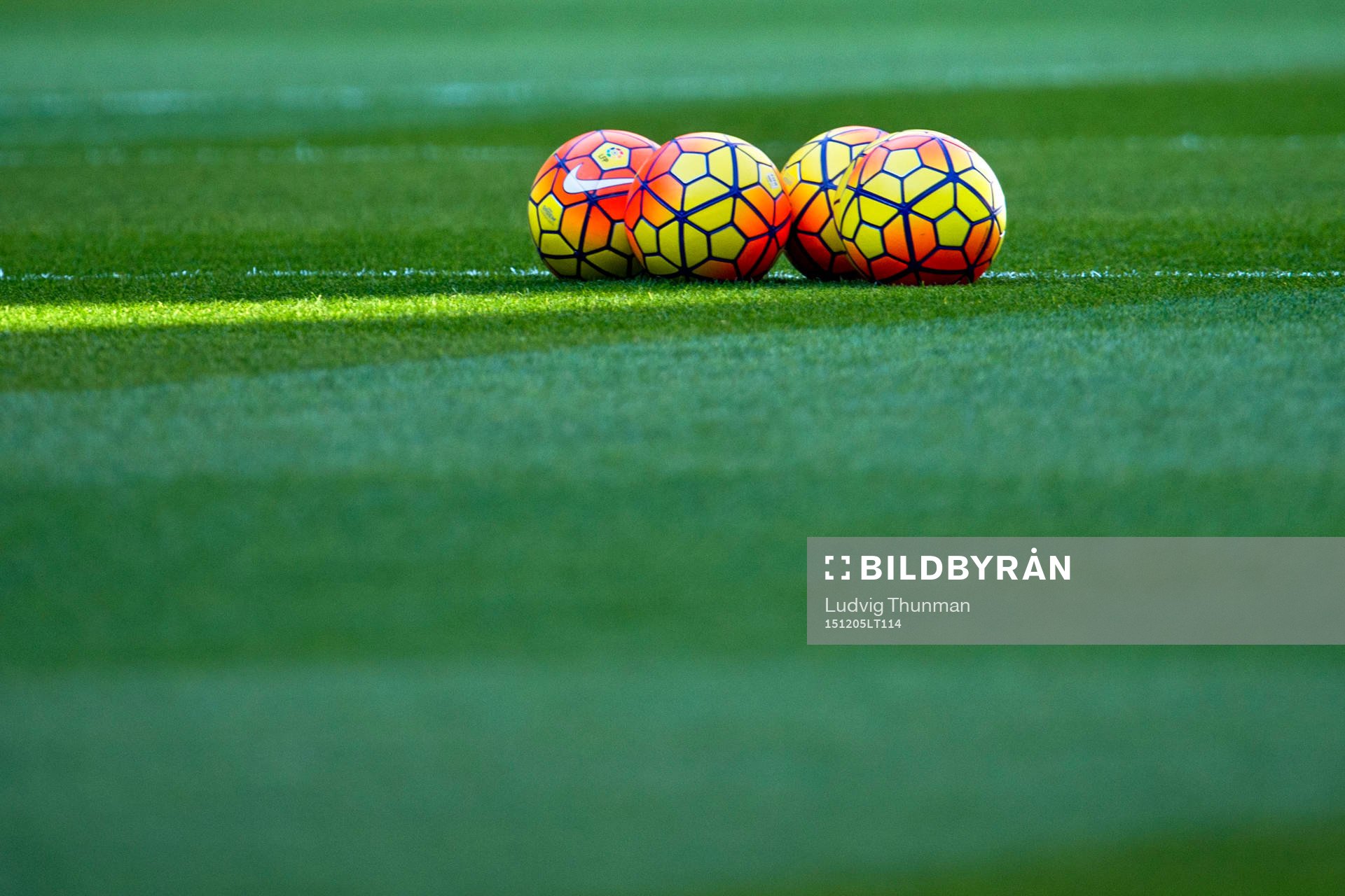 Fotbollar av märket Nike
