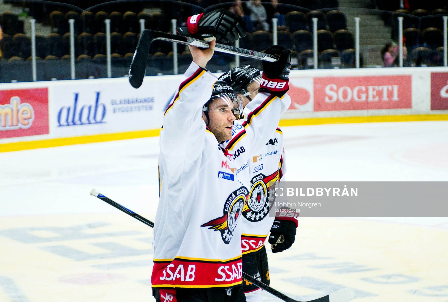 Luleås Jacob Lagacé jublar