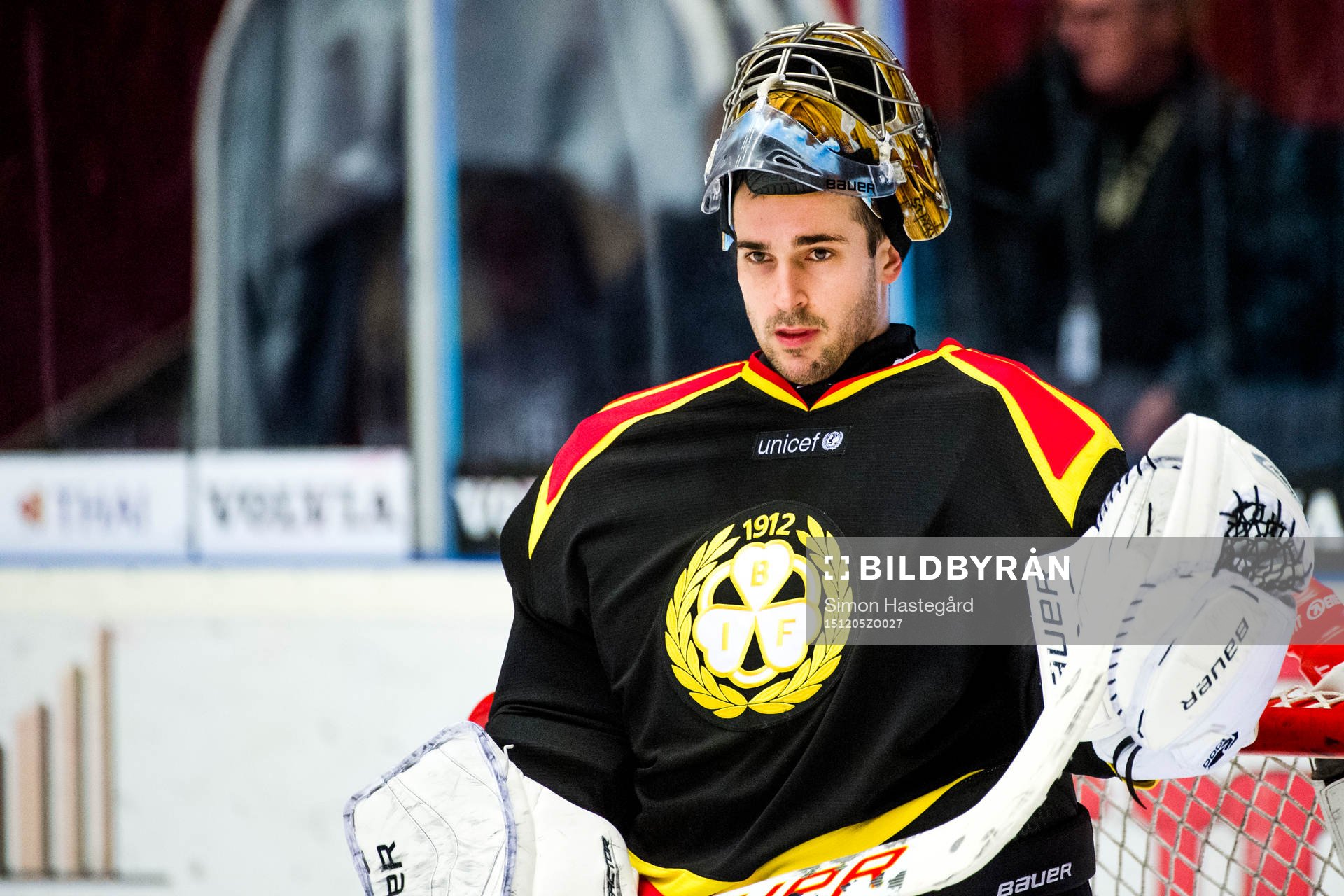 Brynäs målvakt Bernhard Starkbaum