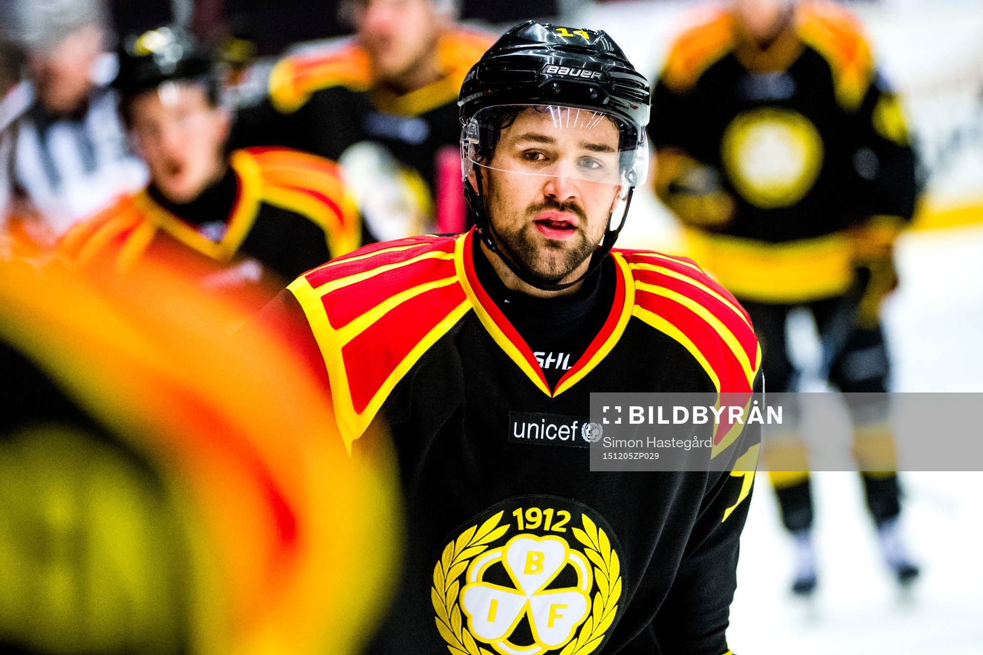 Brynäs Johan Alcén jublar
