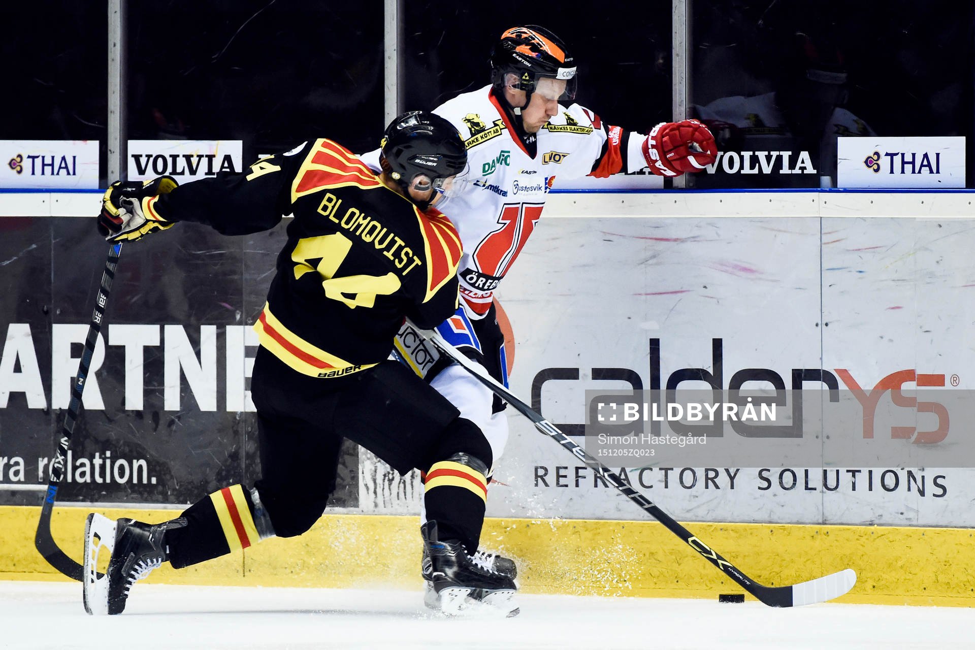 Brynäs Jacob Blomqvist och Örebros Marcus Weinstock