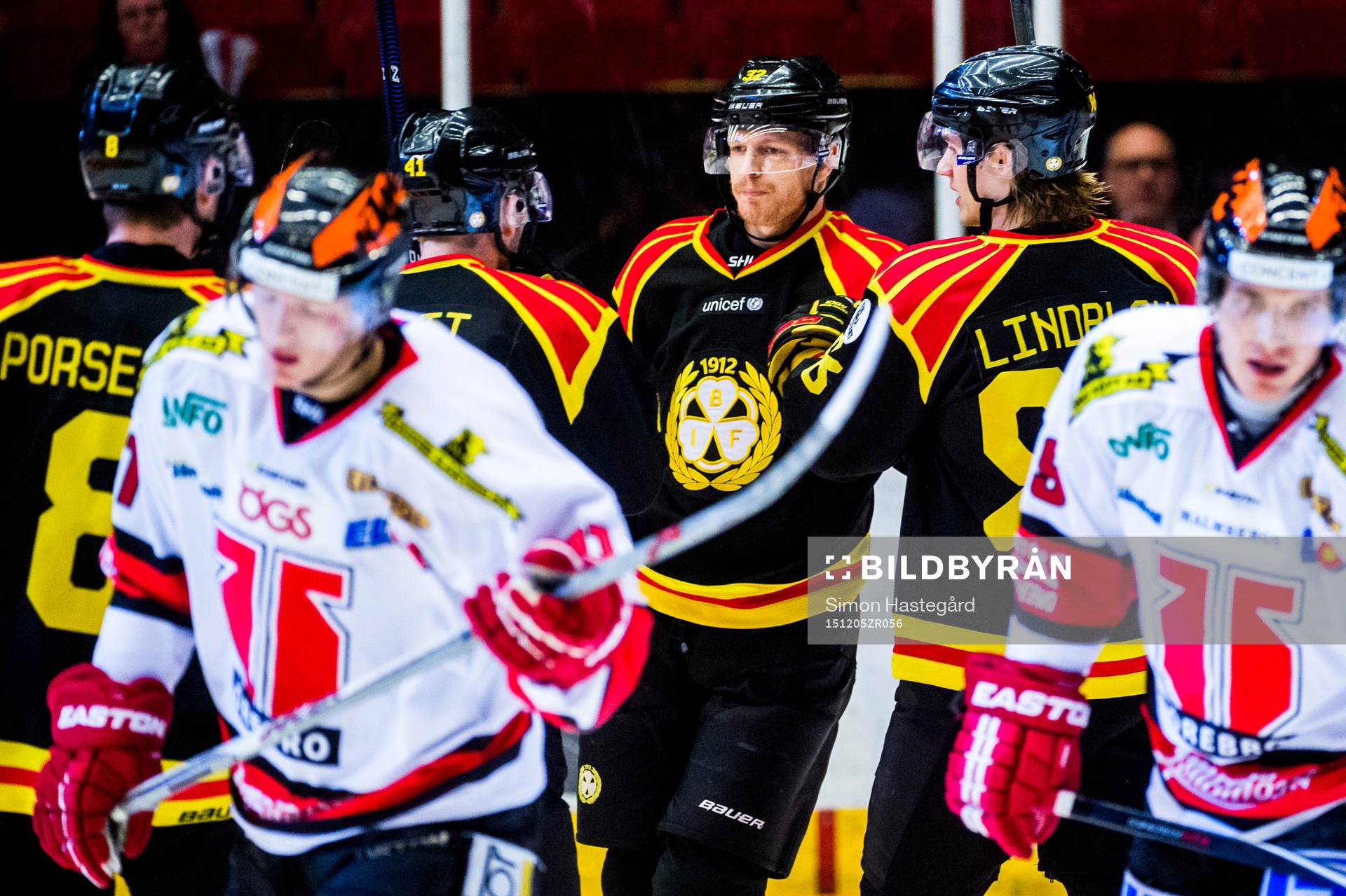 Brynäs Nick Johnson  jublar