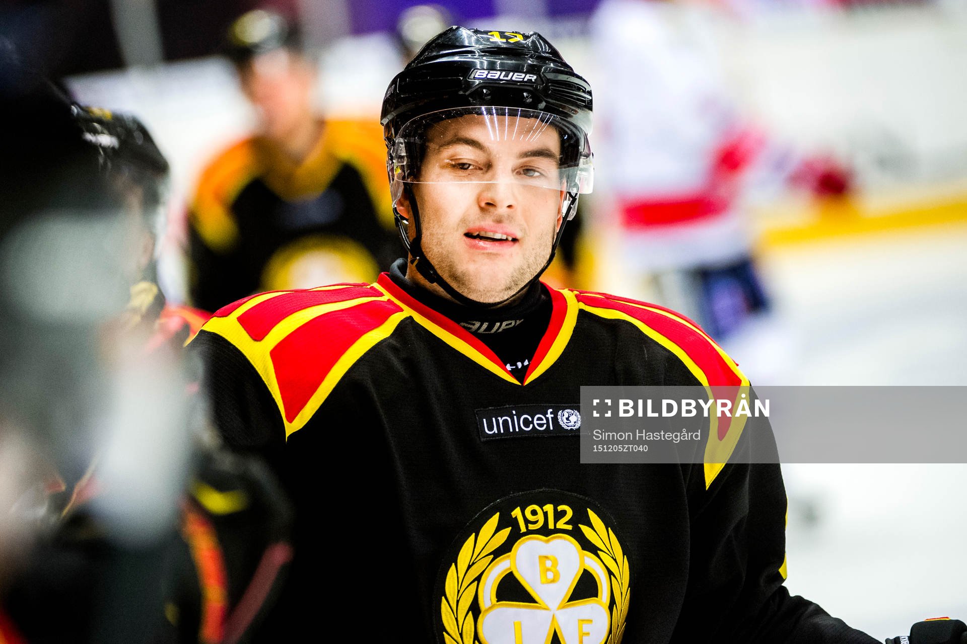 Brynäs Pathrik Westerholm jublar