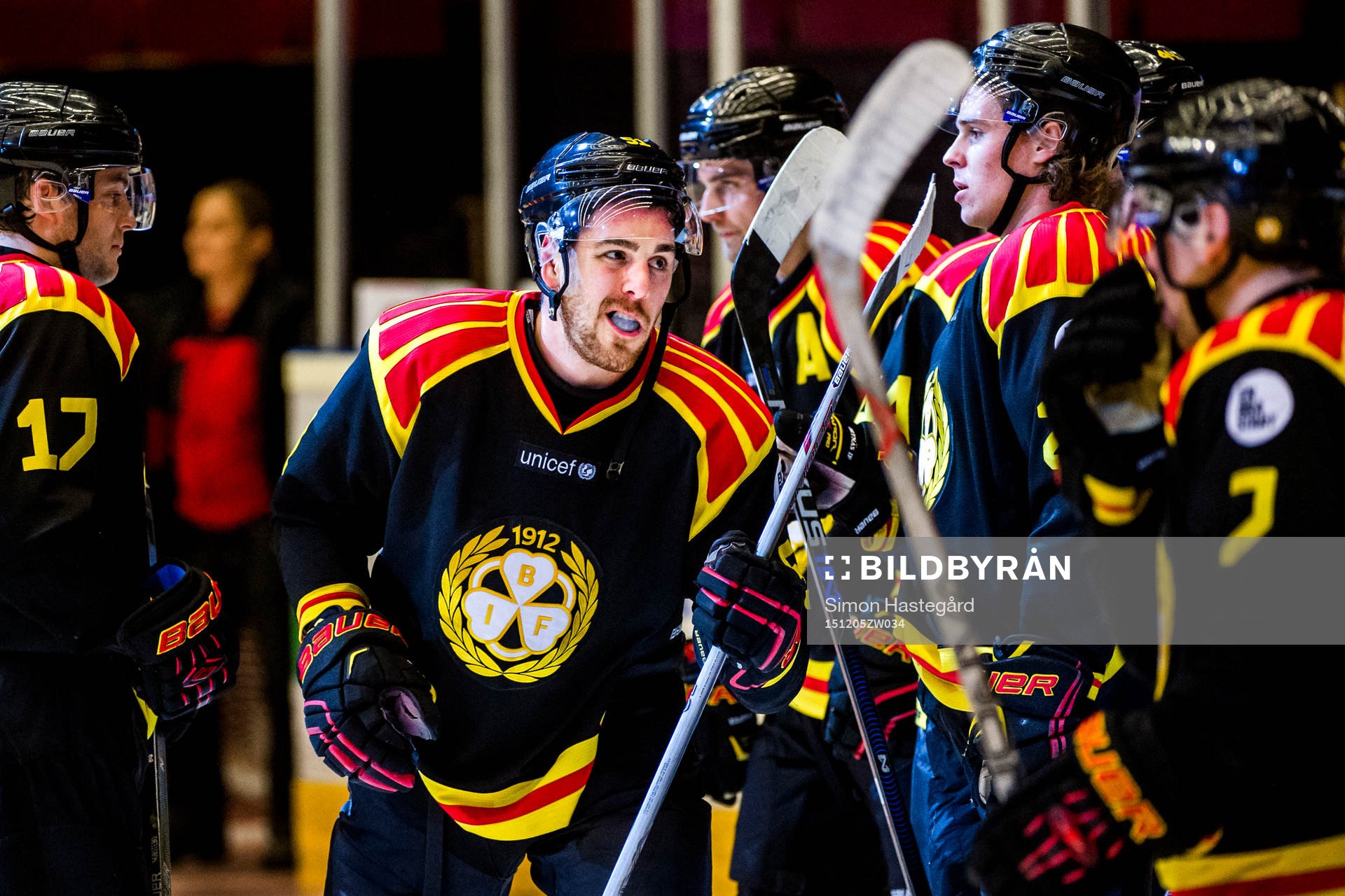 Brynäs Marc Zanetti jublar