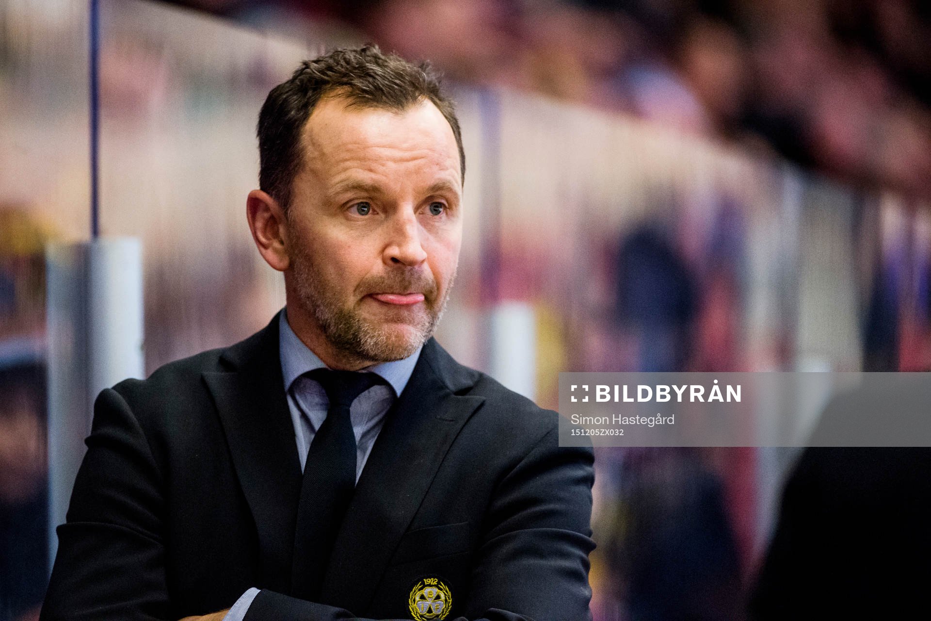 Brynäs tränare Thomas Berglund deppar