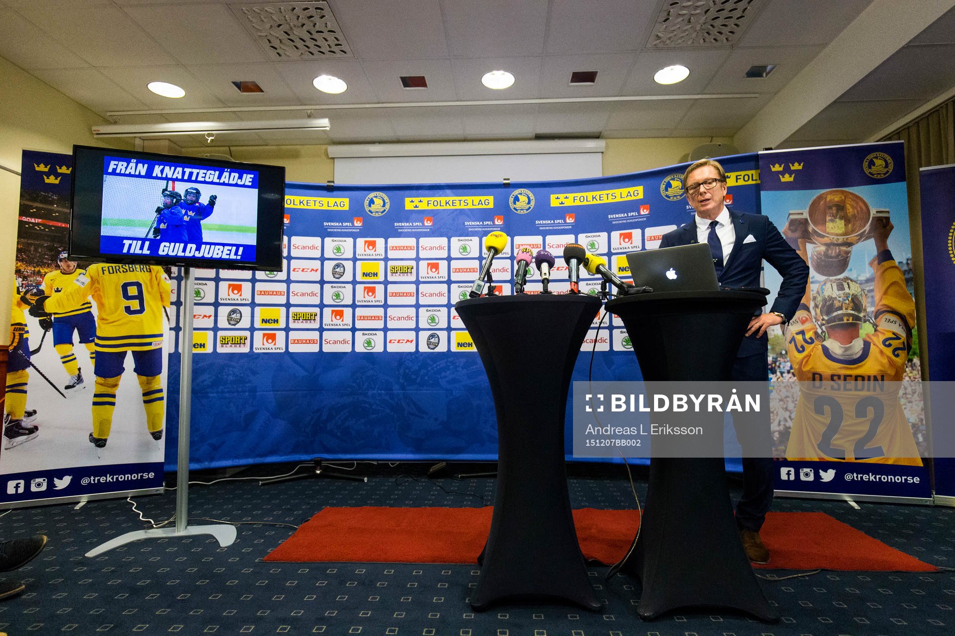 Svenska Ishockeyförbundets generalsekreterare Tommy