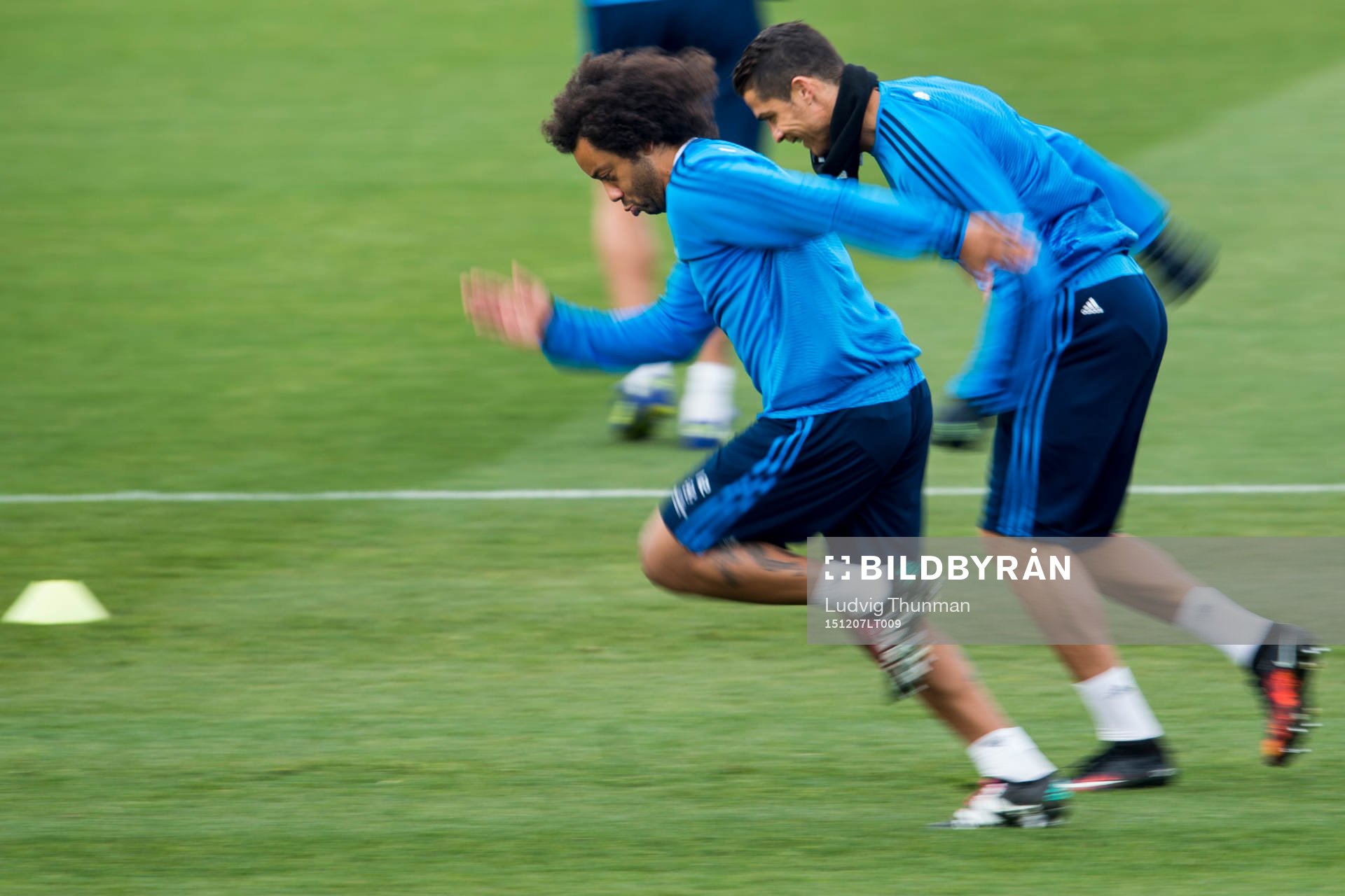 Real Madrids Marcelo och Cristiano Ronaldo