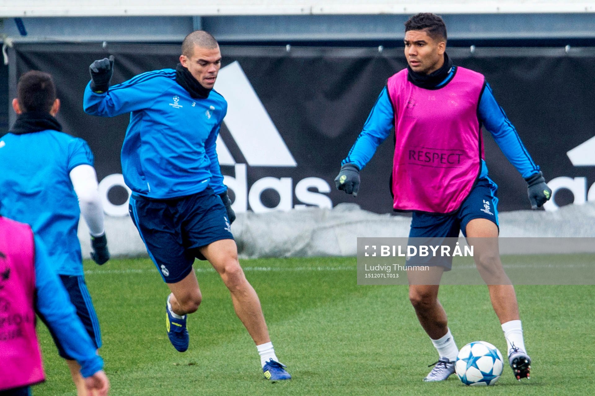 Real Madrids Pepe och Casemiro