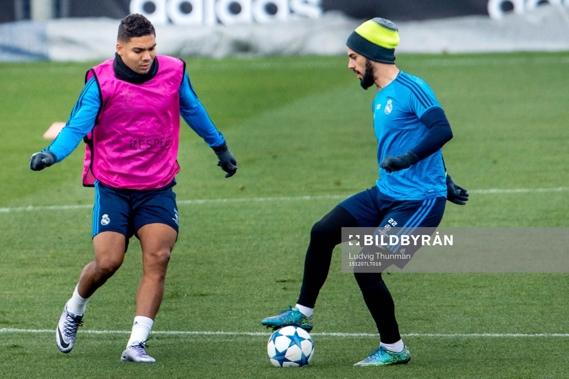 Real Madrids Casemiro och Isco