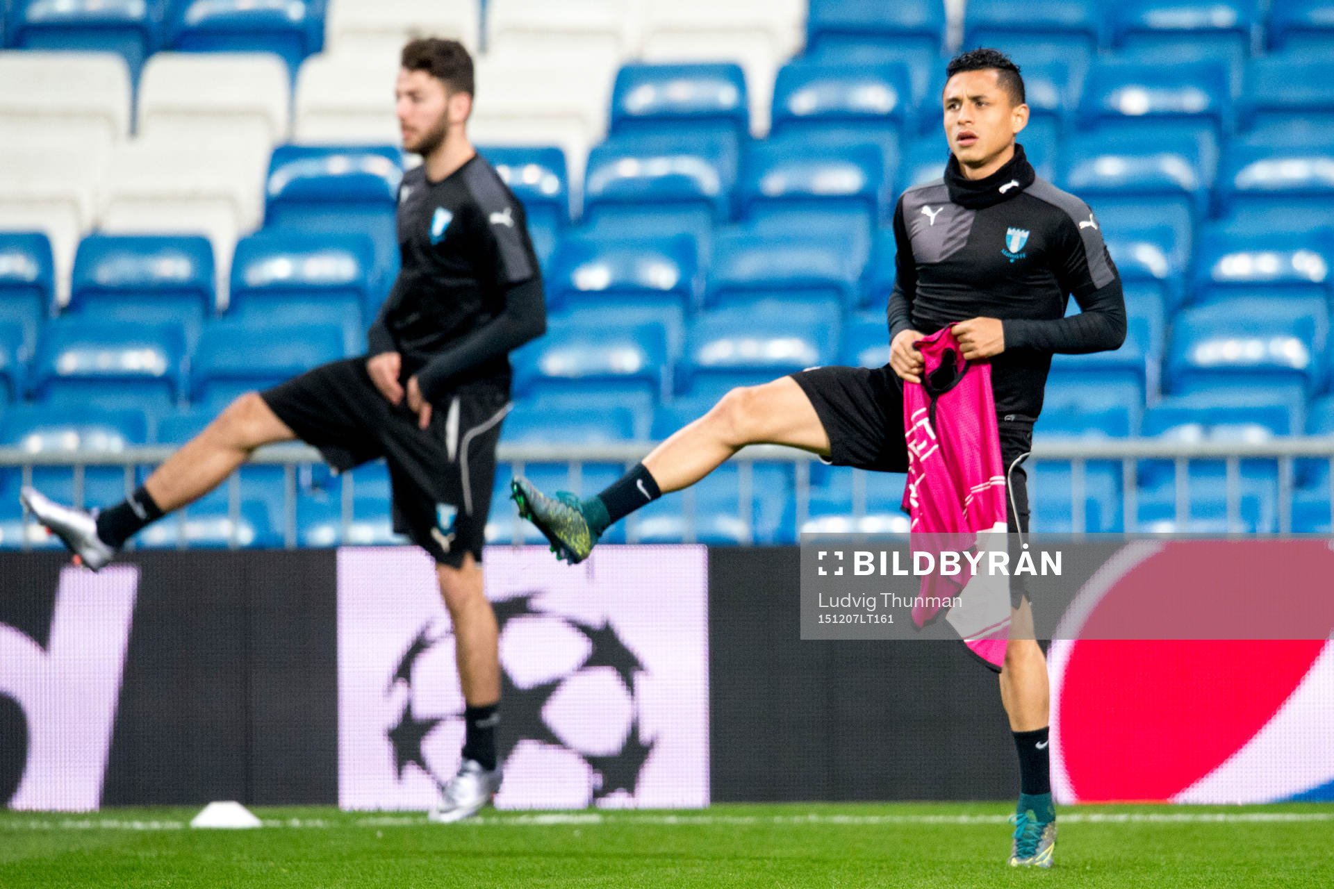 Malmö FFs Erdal Rakip och Victor Yoshimar Yotun Flores