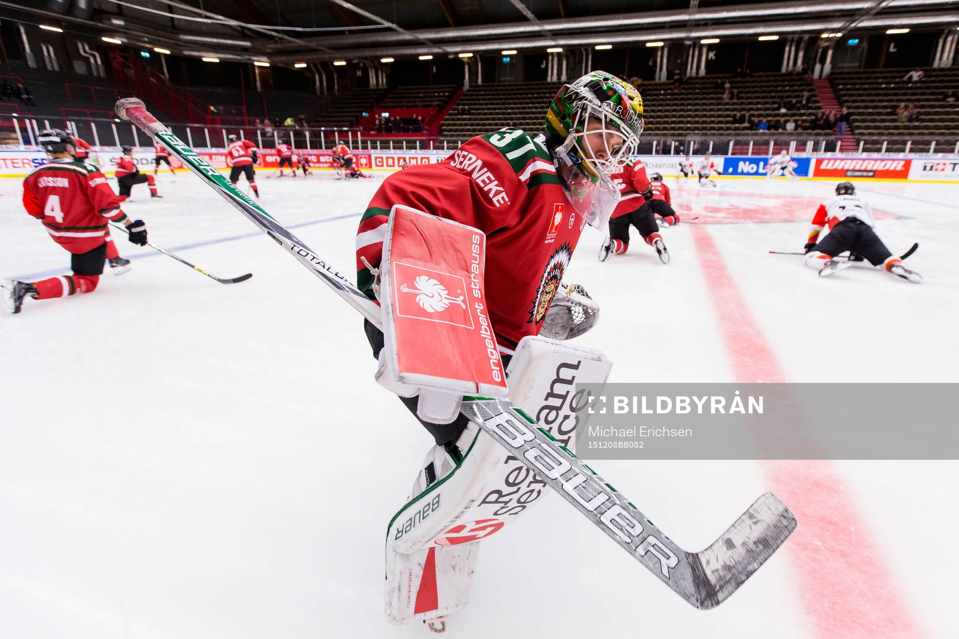 Frölundas målvakt Johan Gustafsson