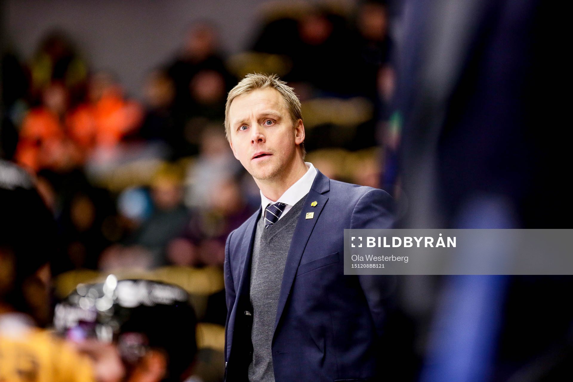 Skellefteås assisterande tränare Bert Robertsson var arg