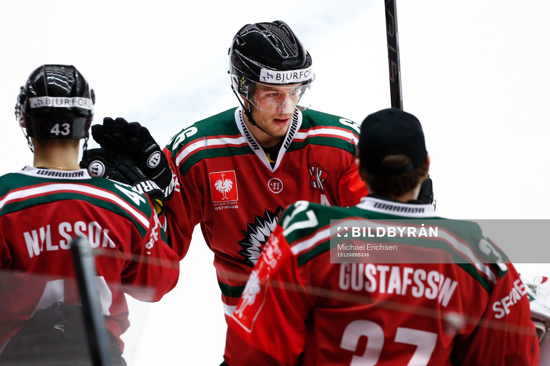 Frölundas Oscar Fantenberg jublar