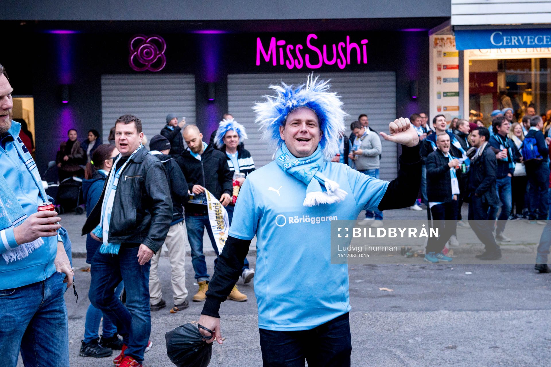 En glad Malmösupporter