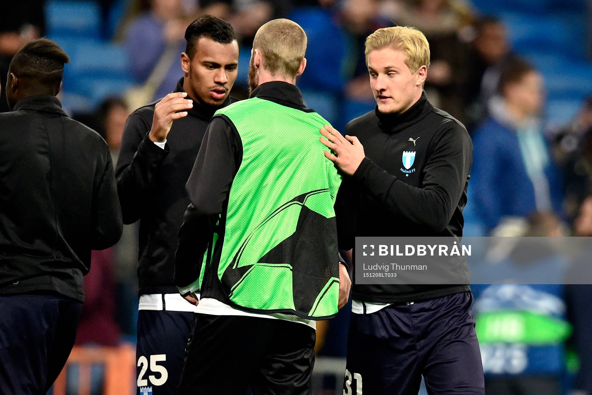 Malmö FFs Luis Felipe Carvalho da Silva (v) och Franz