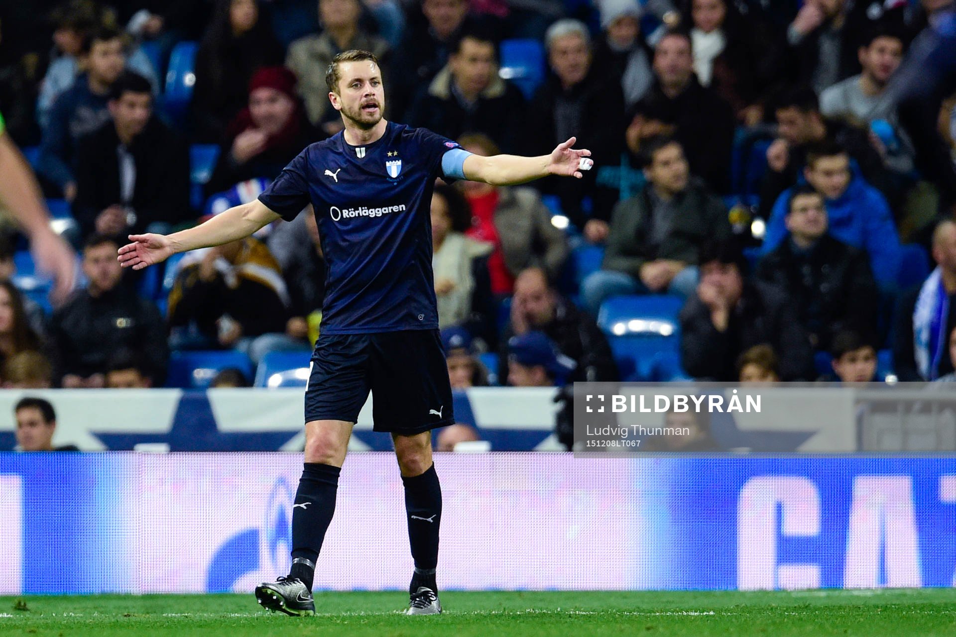 Malmö FFs Kari Arnarson reagerar