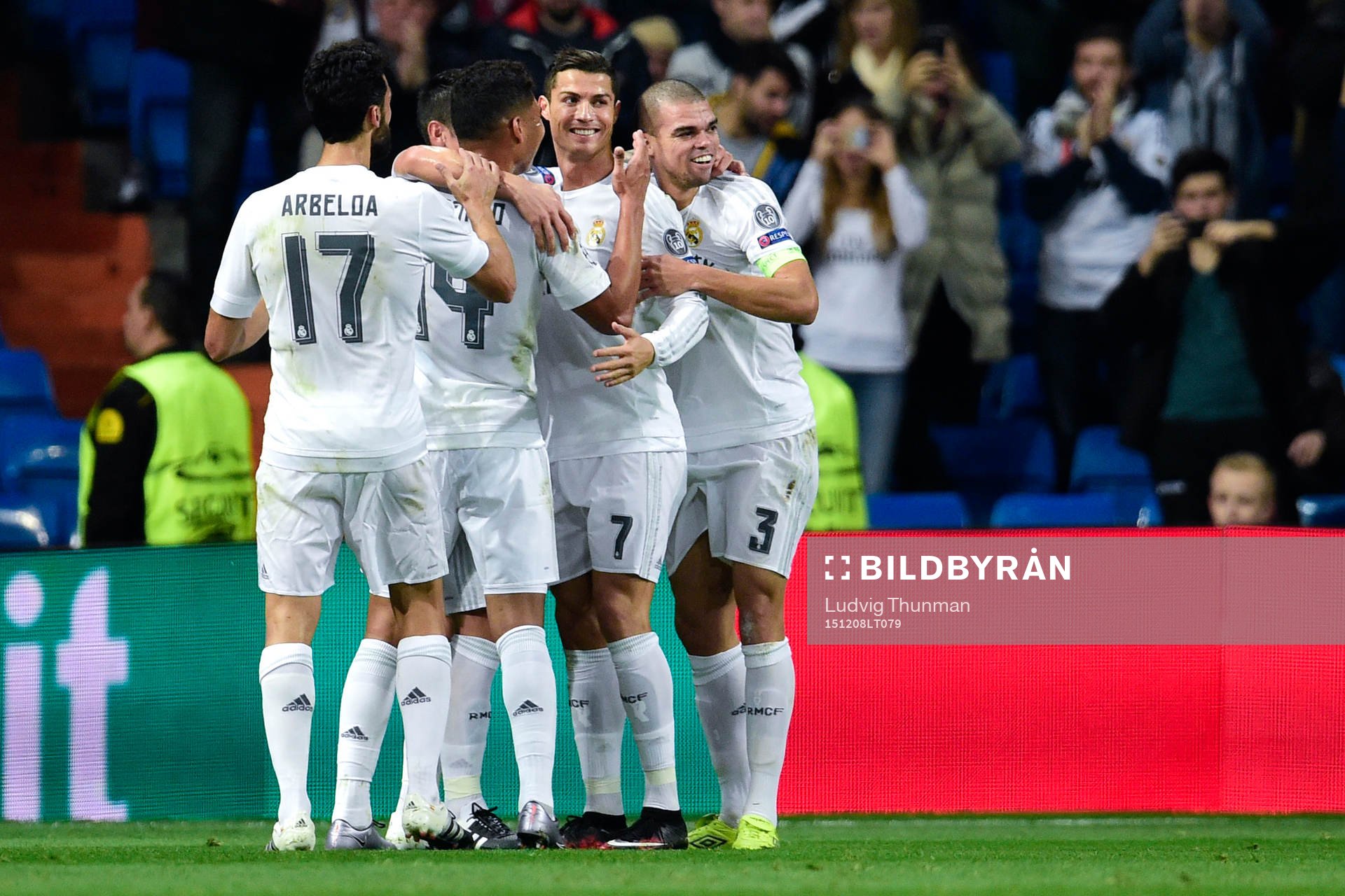 Real Madrids Cristiano Ronaldo jublar