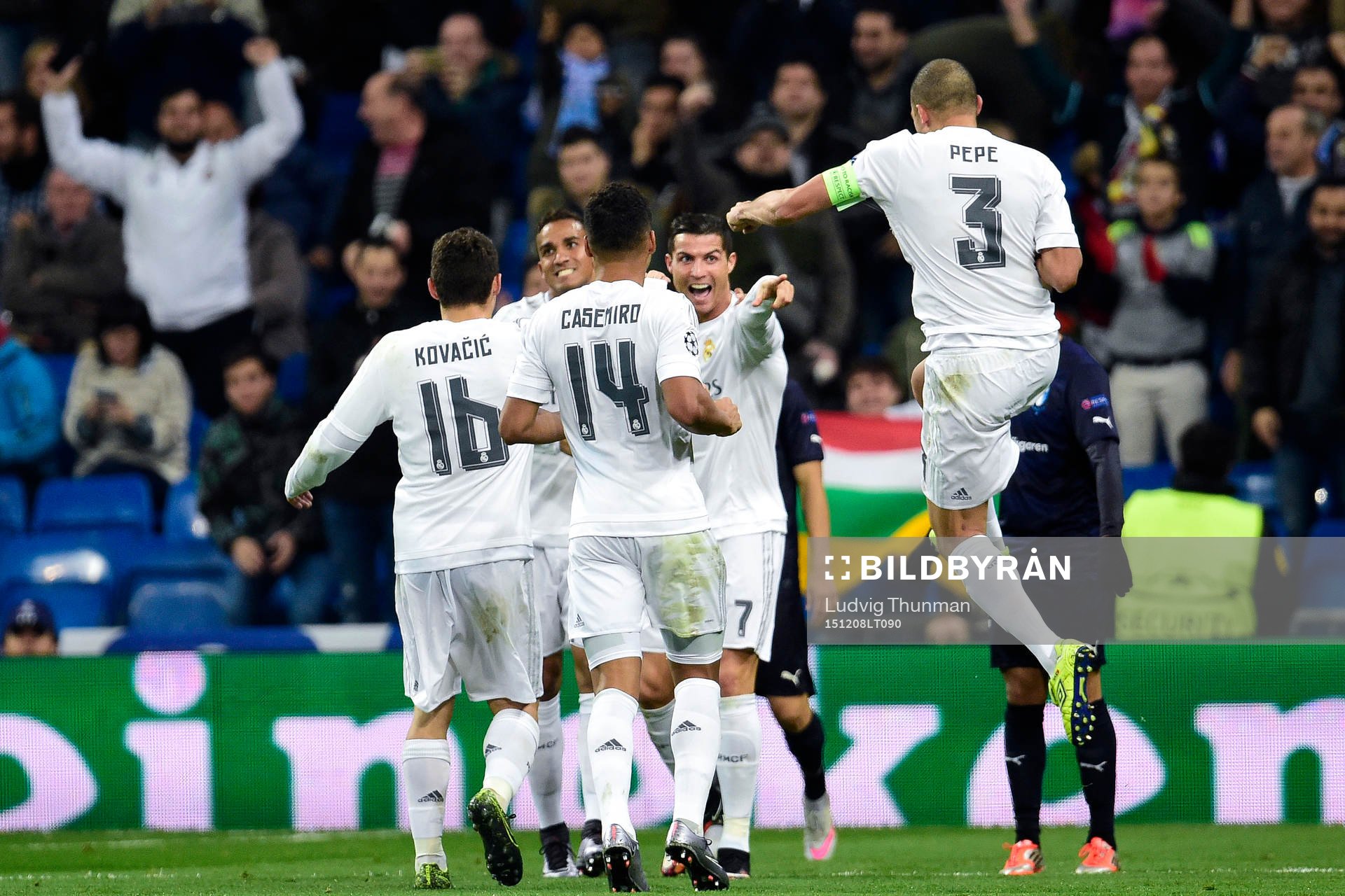Real Madrids Cristiano Ronaldo jublar