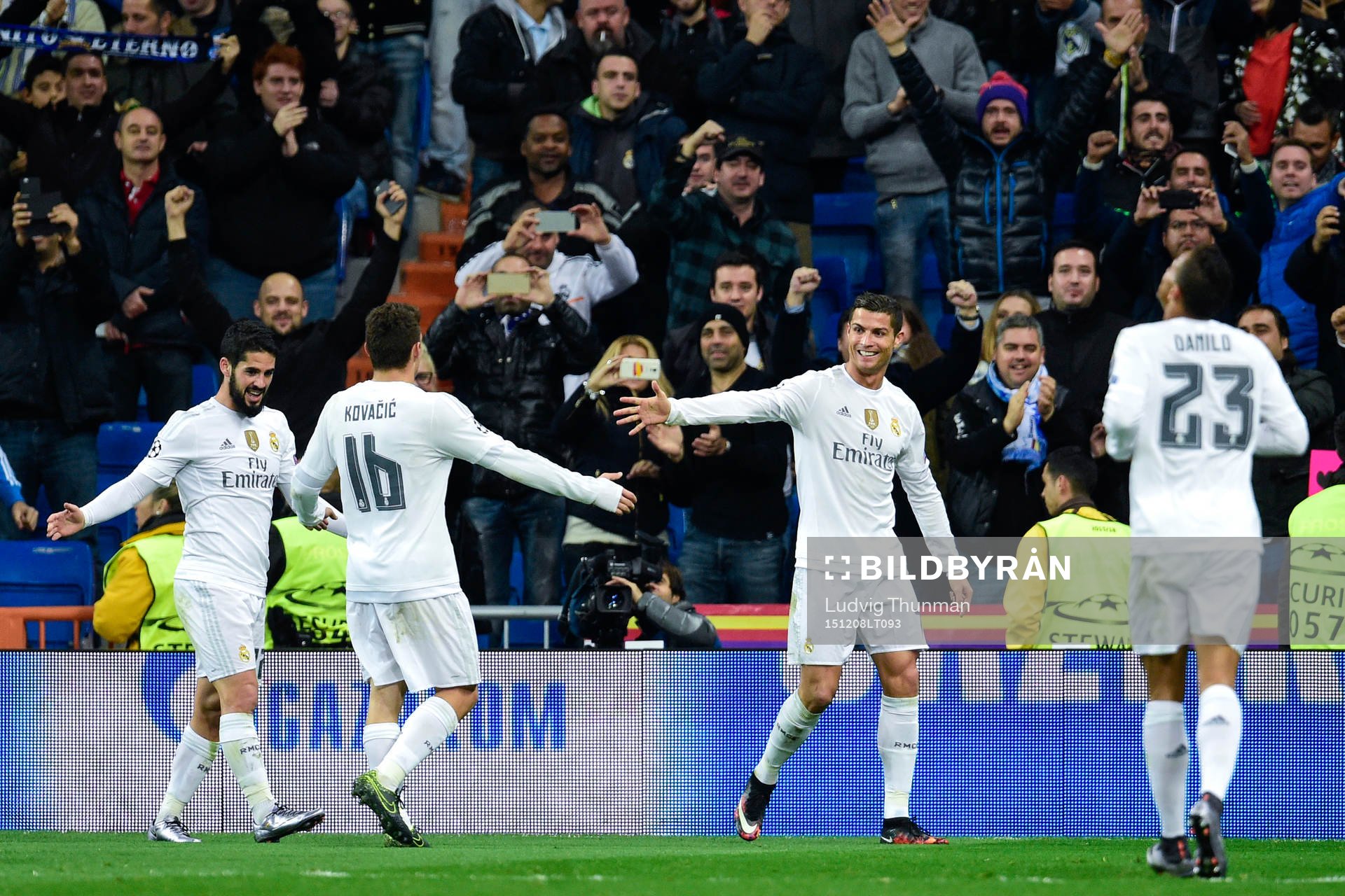 Real Madrids Cristiano Ronaldo jublar