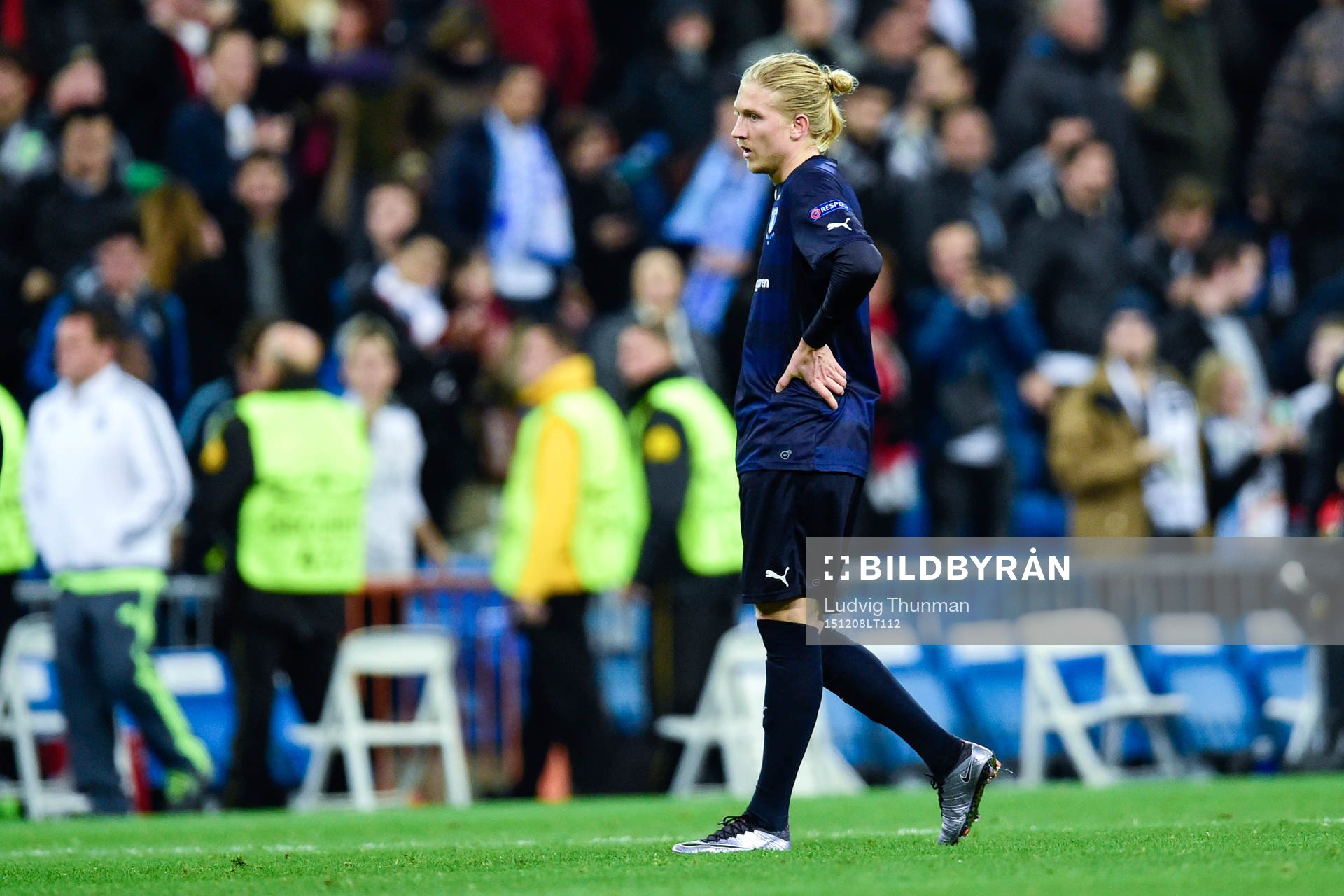 Malmö FFs Simon Kroon deppar