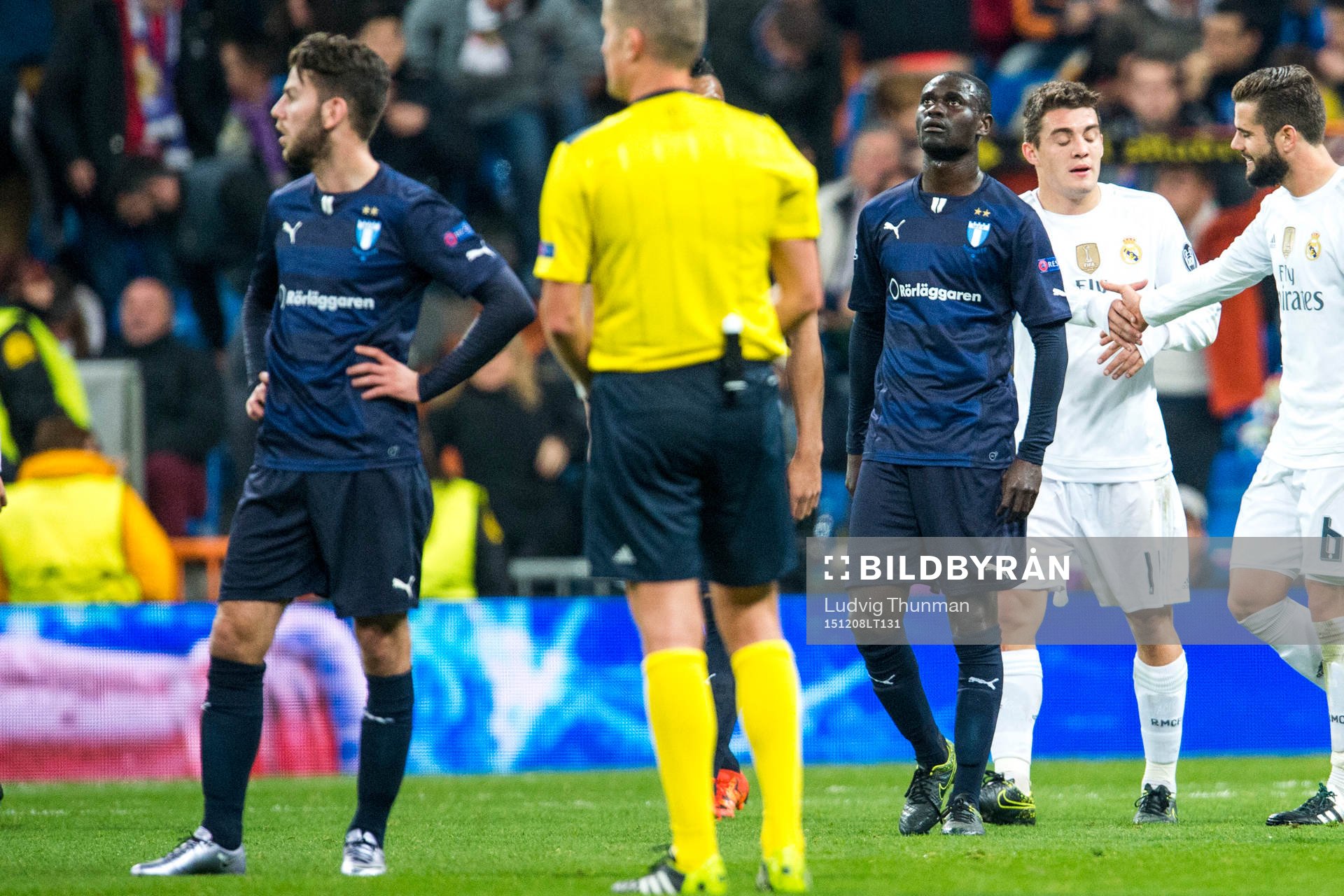 Malmö FFs Erdal Rakip och Enoch Kofi Adu deppar