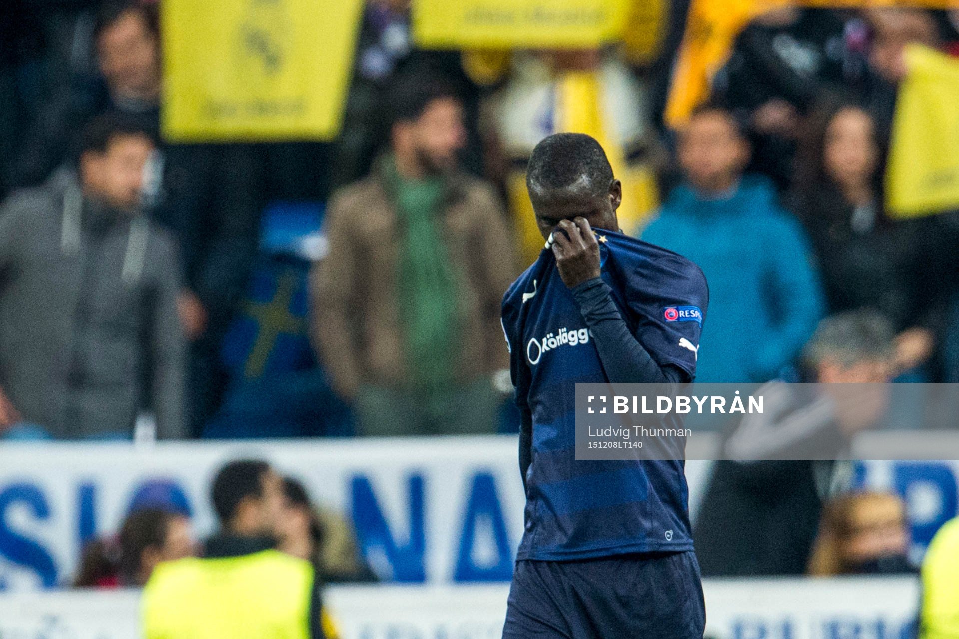 Malmö FFs Enoch Kofi Adu deppar
